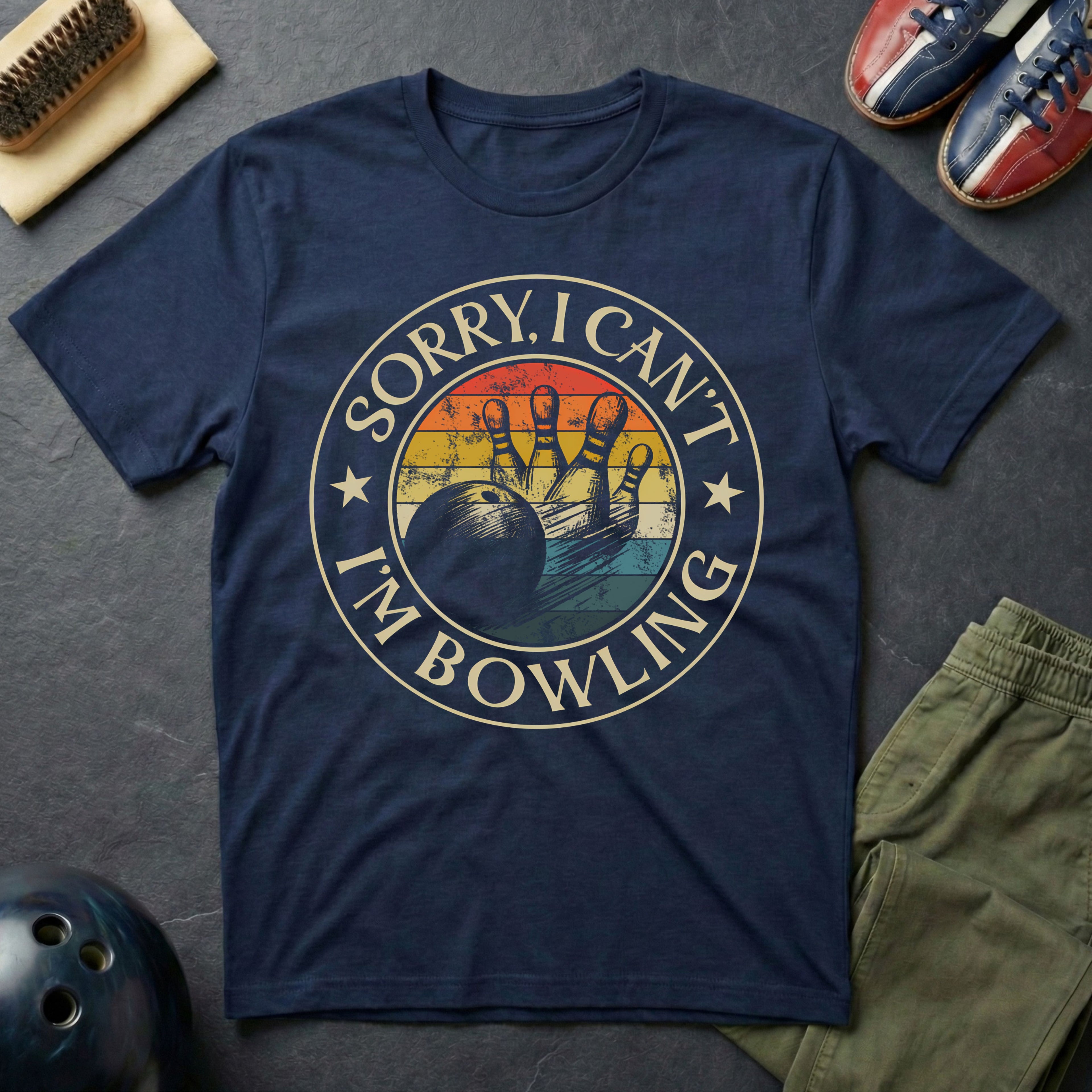 Sorry, I Can't I'm Bowling T-Shirt