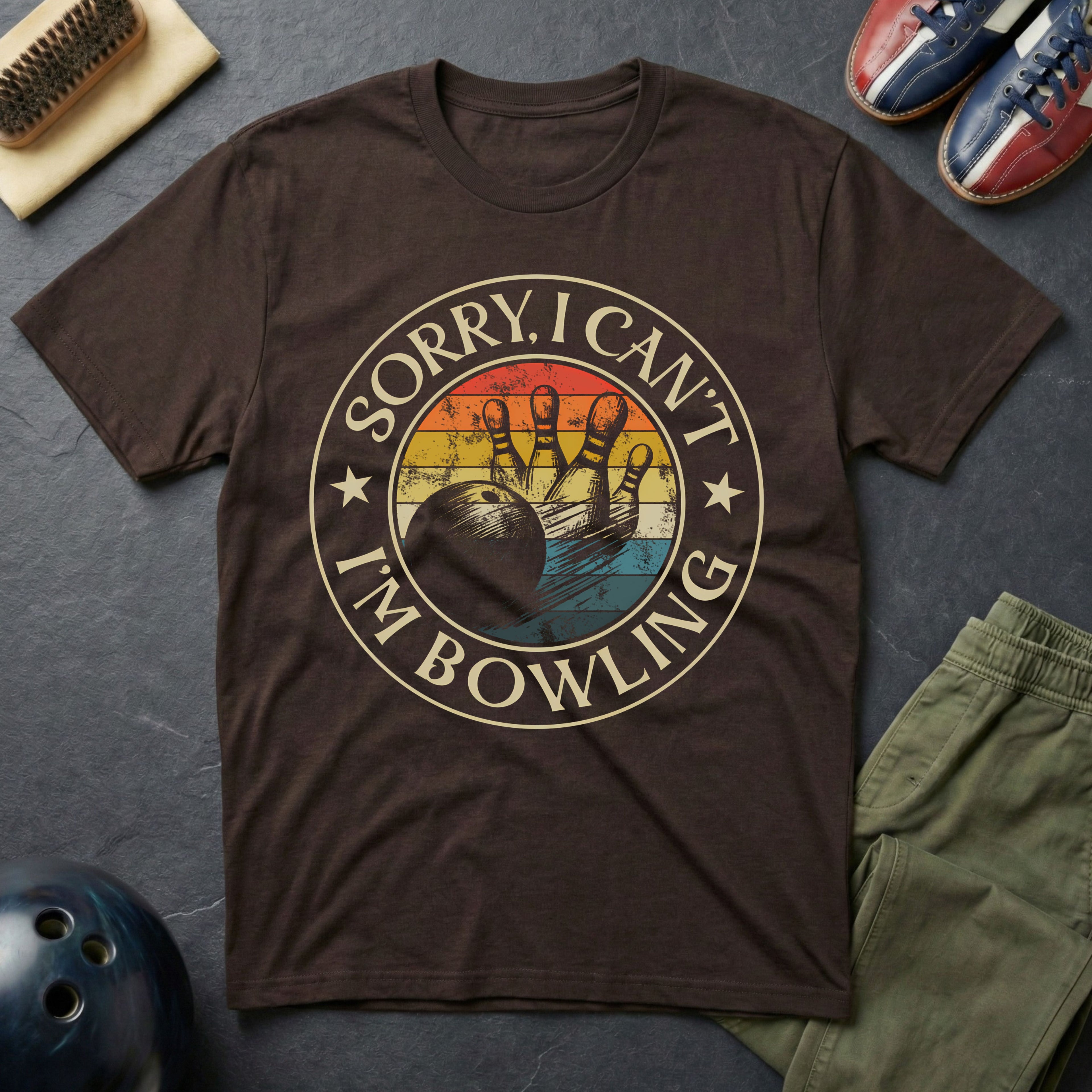 Sorry, I Can't I'm Bowling T-Shirt