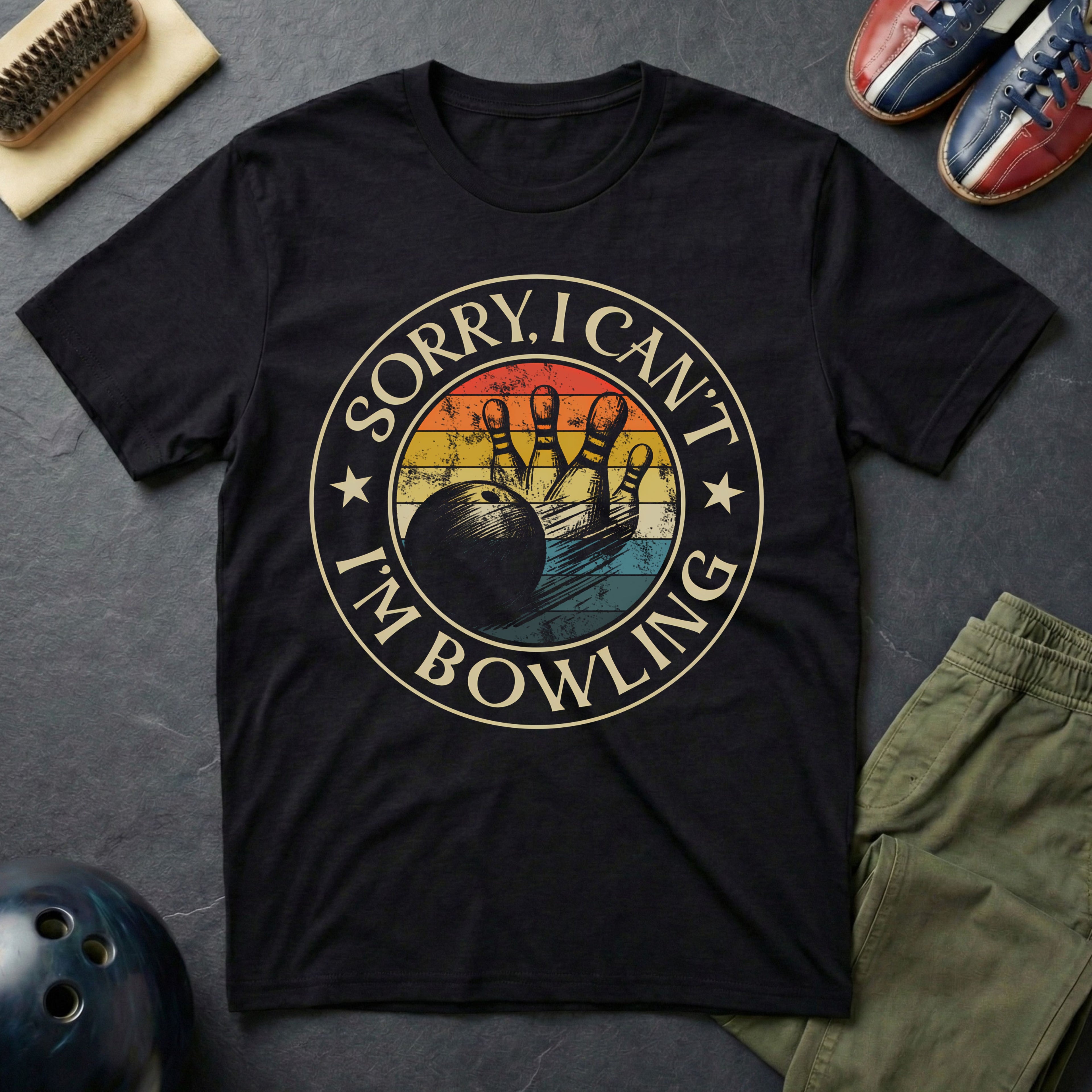 Sorry, I Can't I'm Bowling T-Shirt