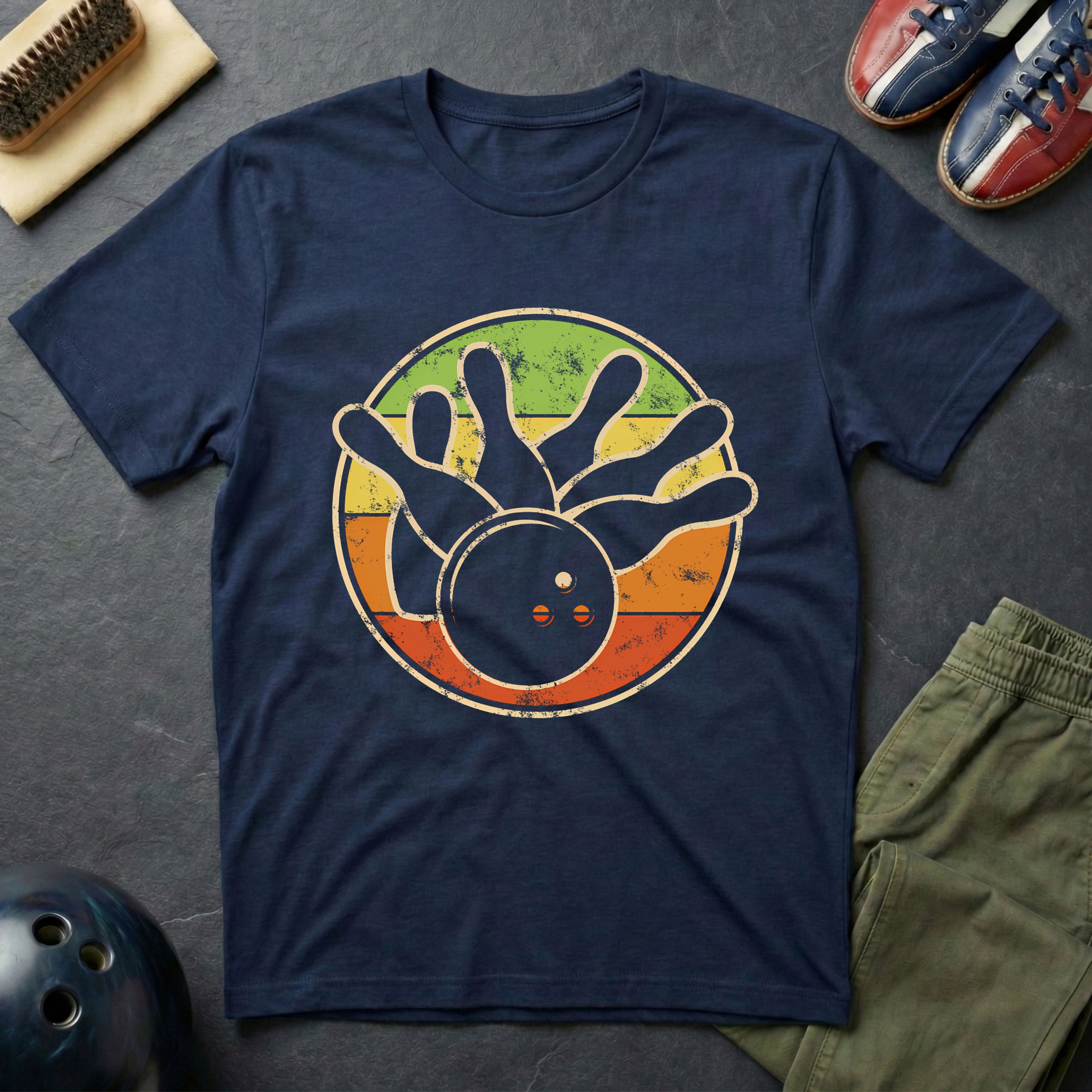 Vintage Retro Bowling T-Shirt