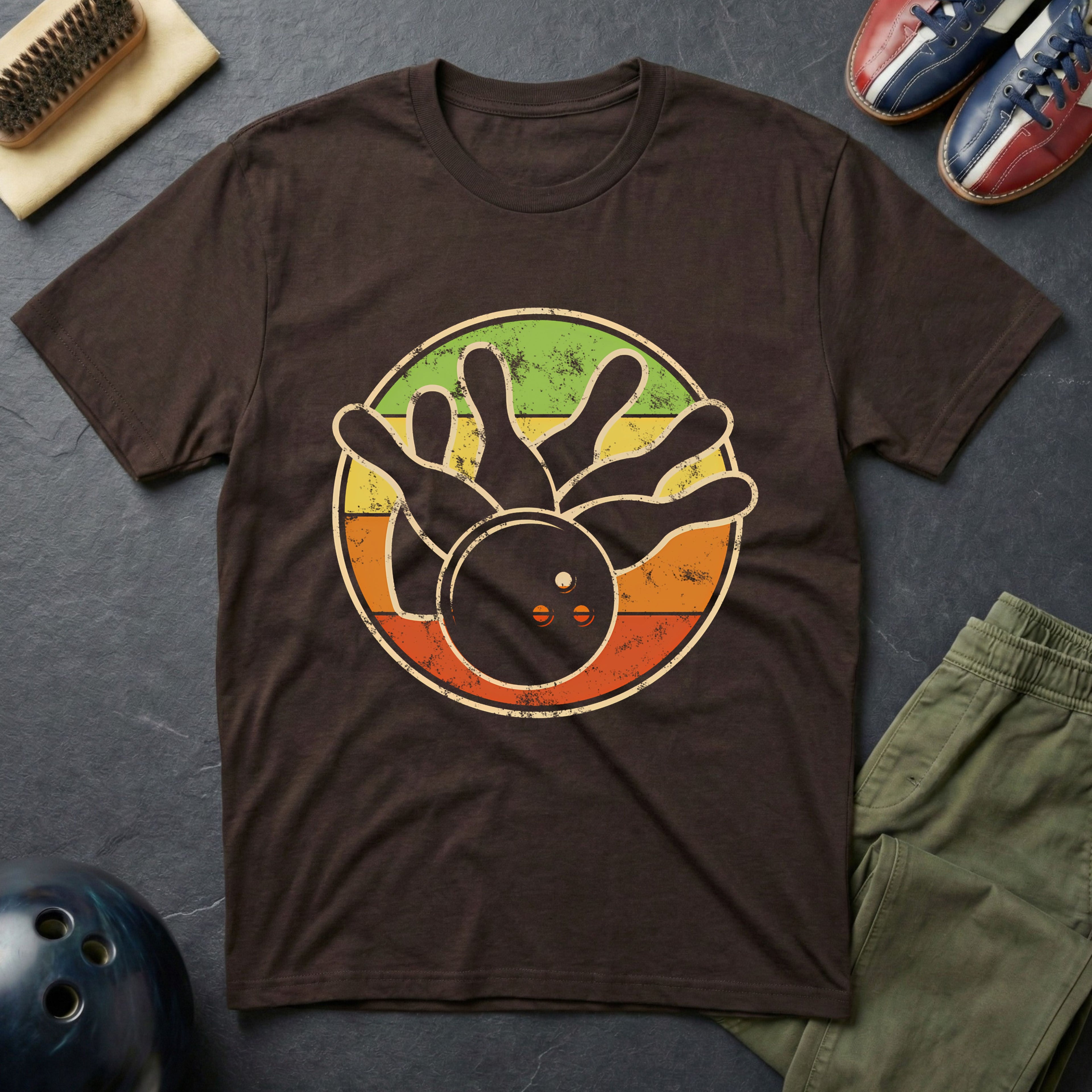 Vintage Retro Bowling T-Shirt