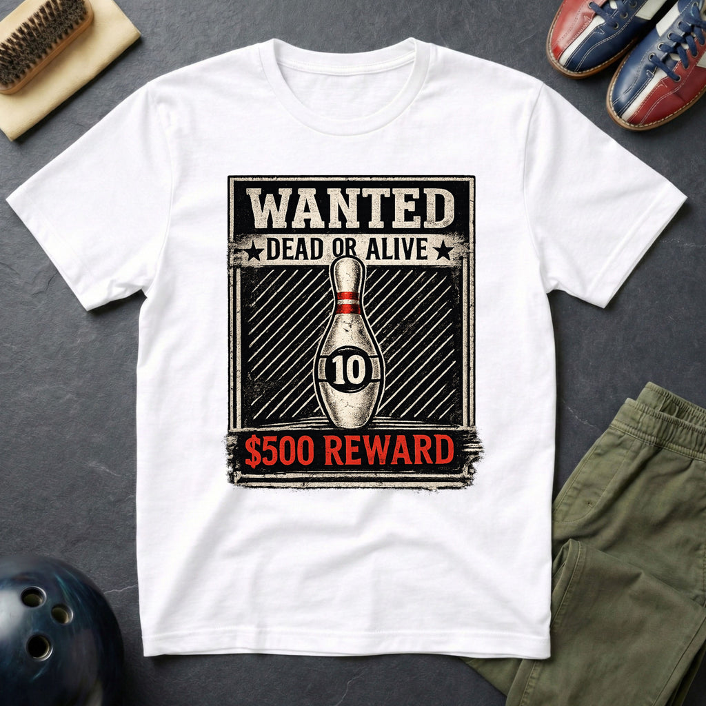 Wanted Dead Or Alive $500 Reward T-Shirt