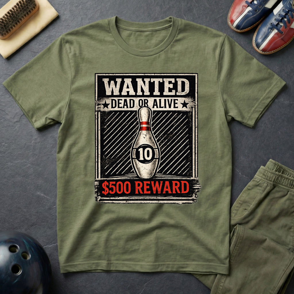 Wanted Dead Or Alive $500 Reward T-Shirt