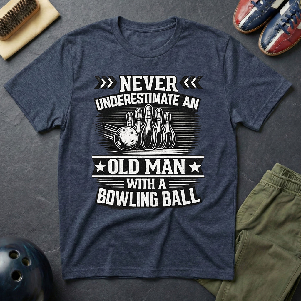 Never Under Estimate An Old Man T-Shirt