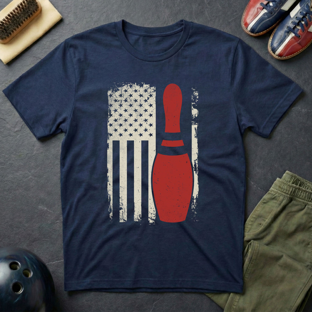 U.S. Flag Bowling T-Shirt