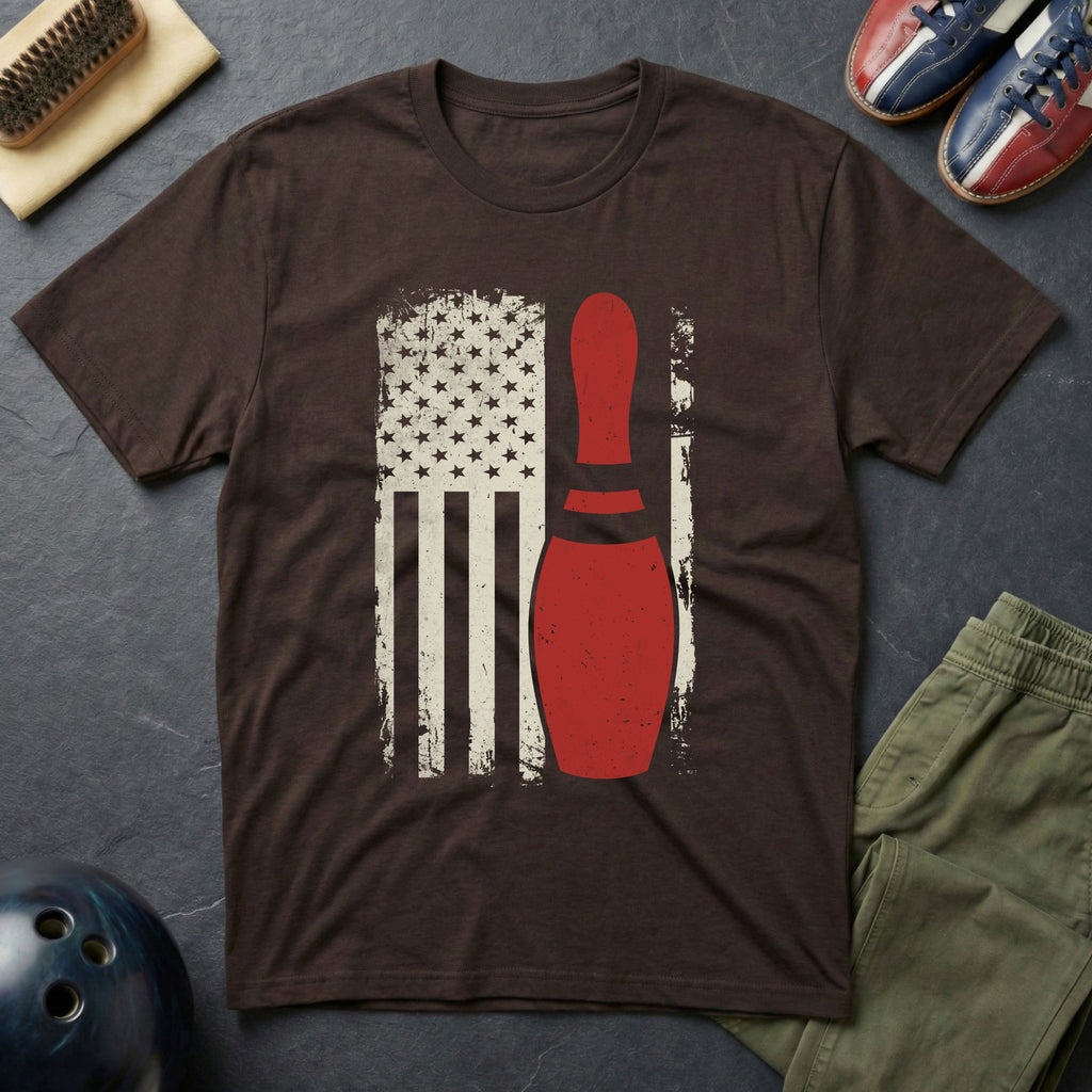 U.S. Flag Bowling T-Shirt