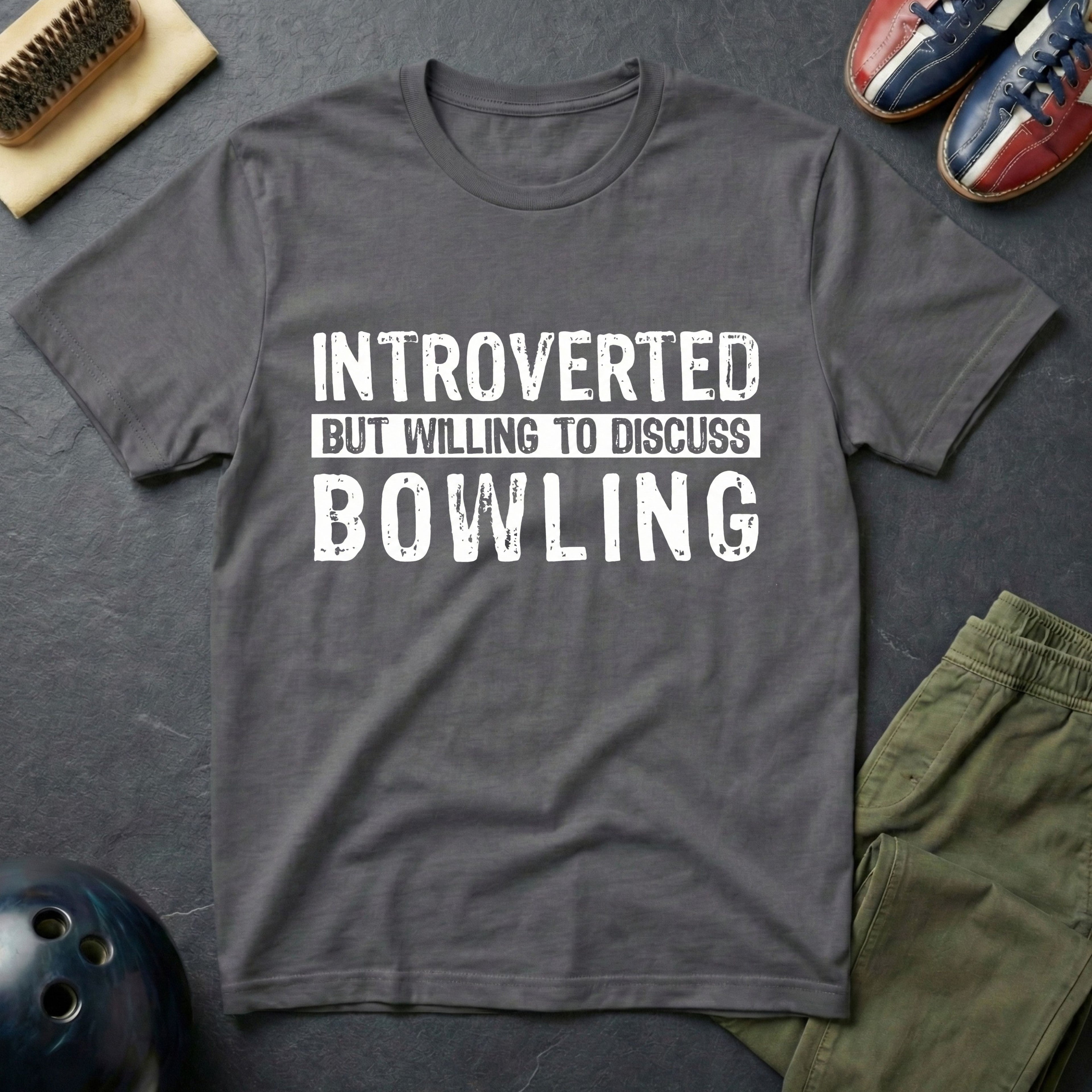 Introverted But Willing To Discuss Bowling T-Shirt