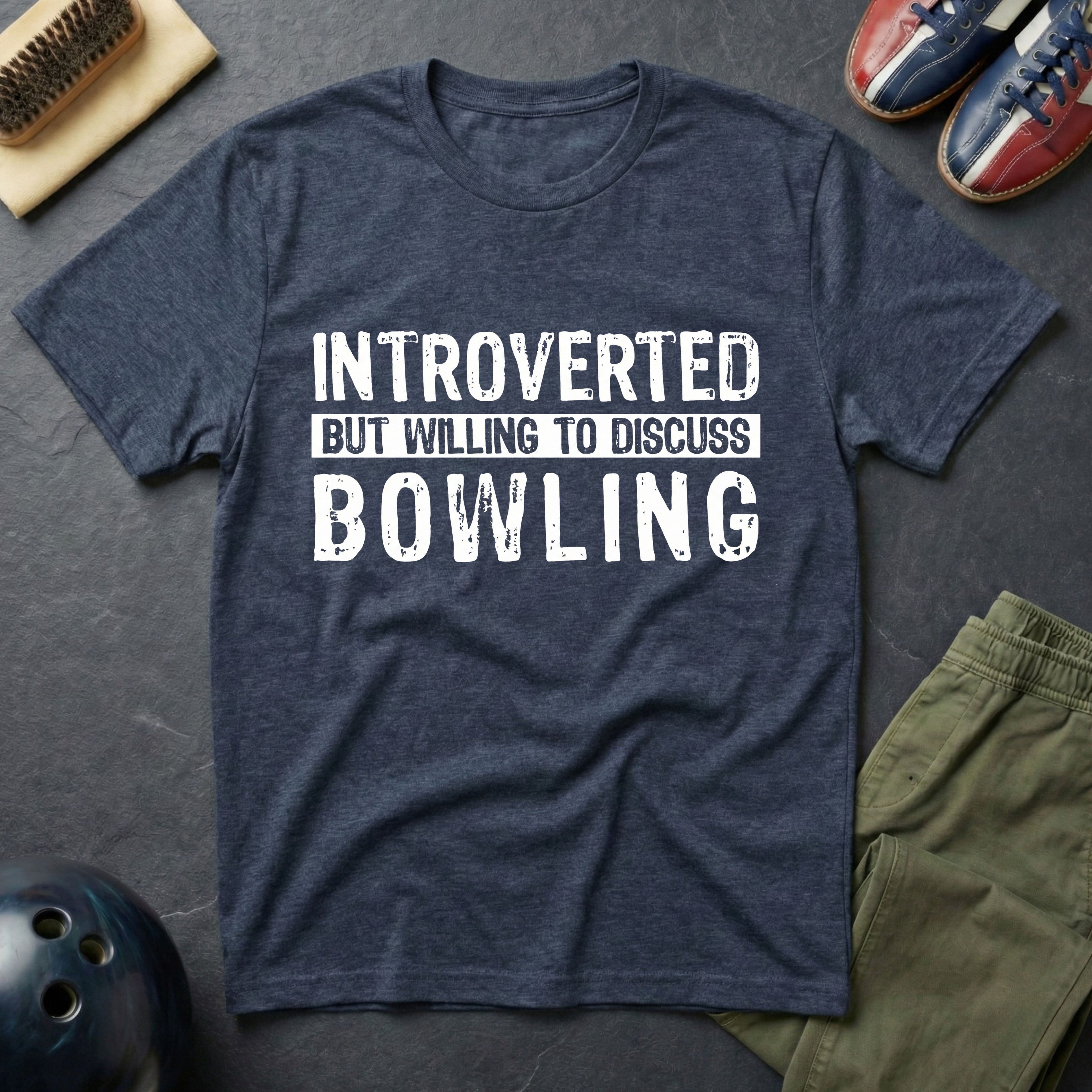 Introverted But Willing To Discuss Bowling T-Shirt