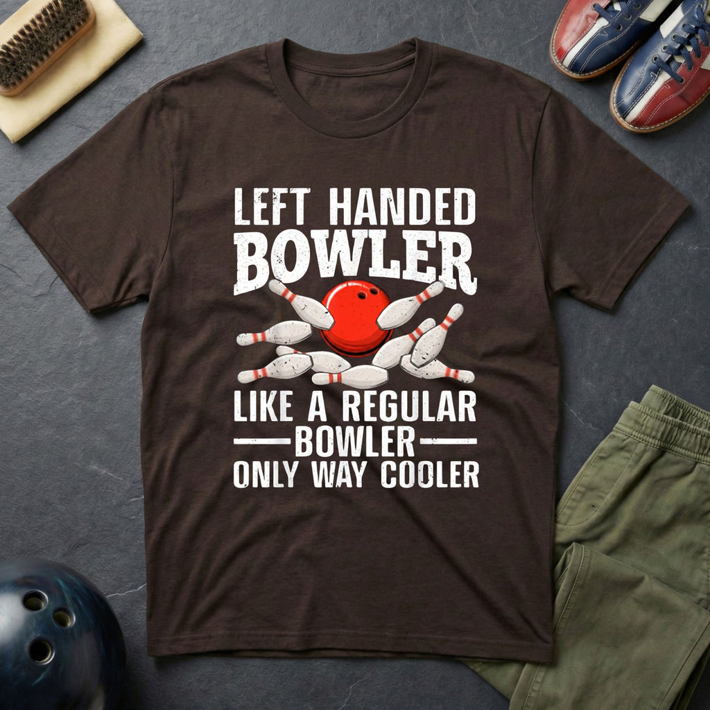 Left Handed Bowler T-Shirt