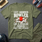 Left Handed Bowler T-Shirt