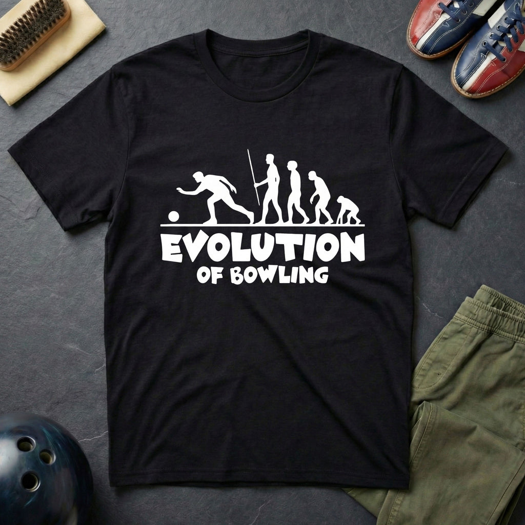 Evolution Of Bowling T-Shirt