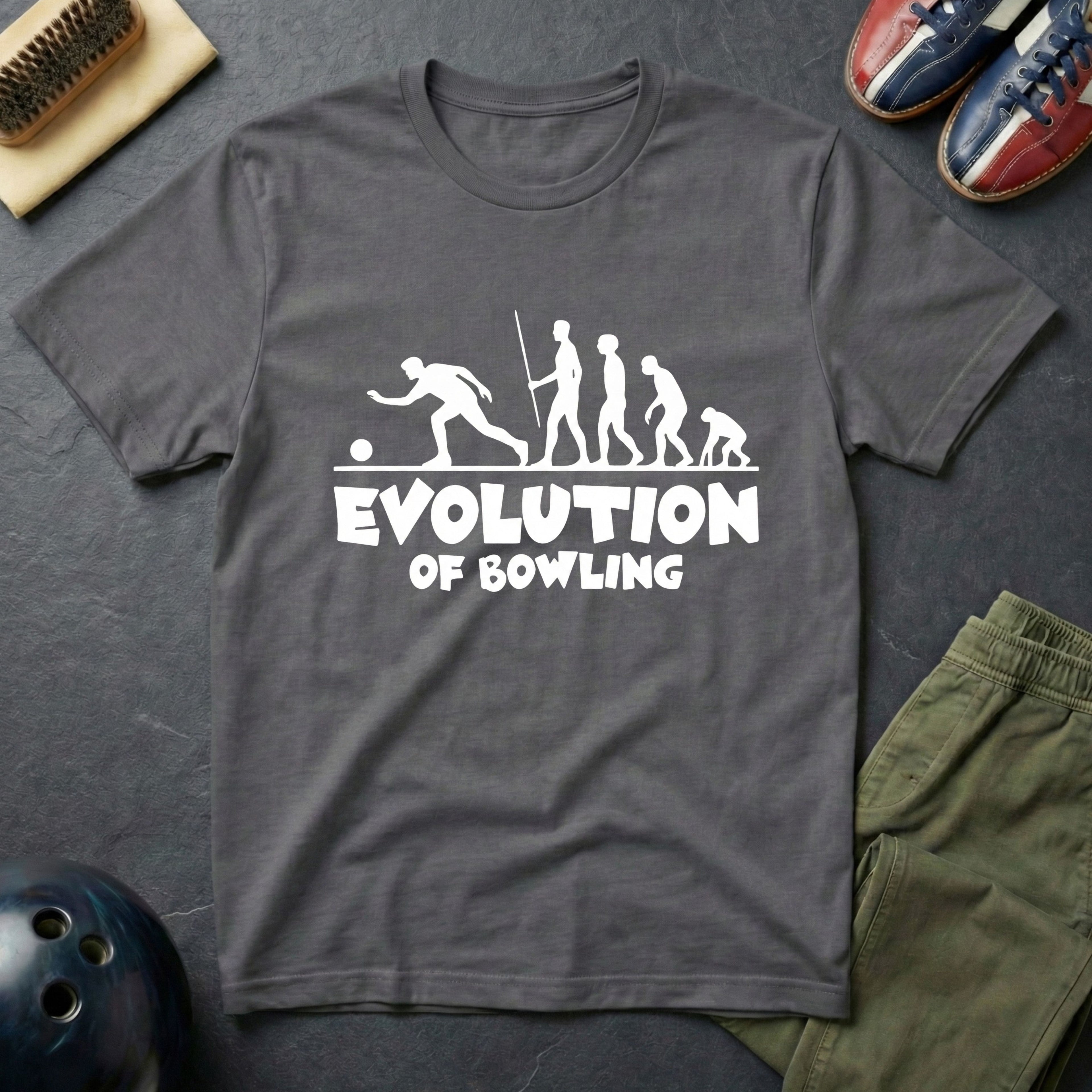 Evolution Of Bowling T-Shirt