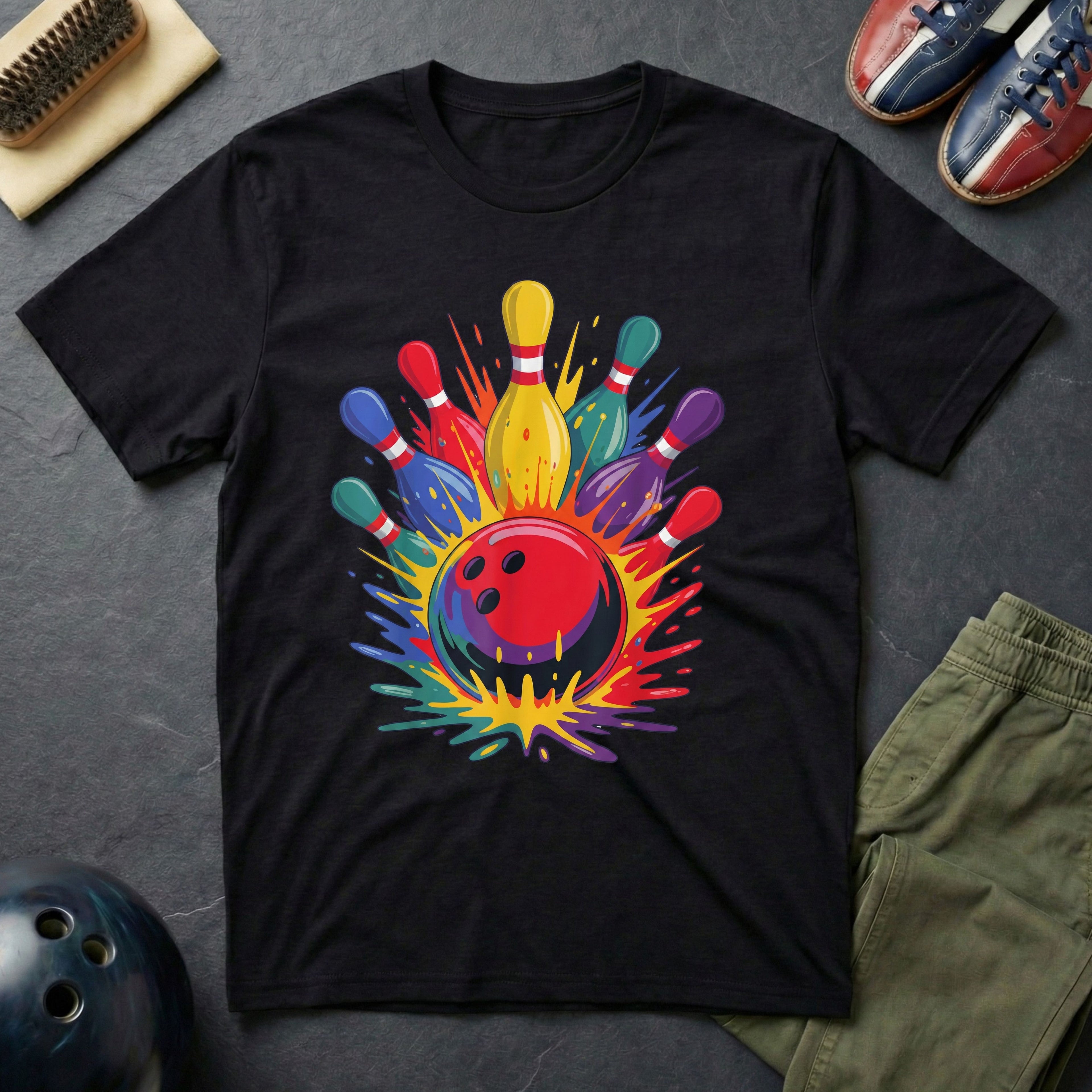 Colorful Bowling T-Shirt