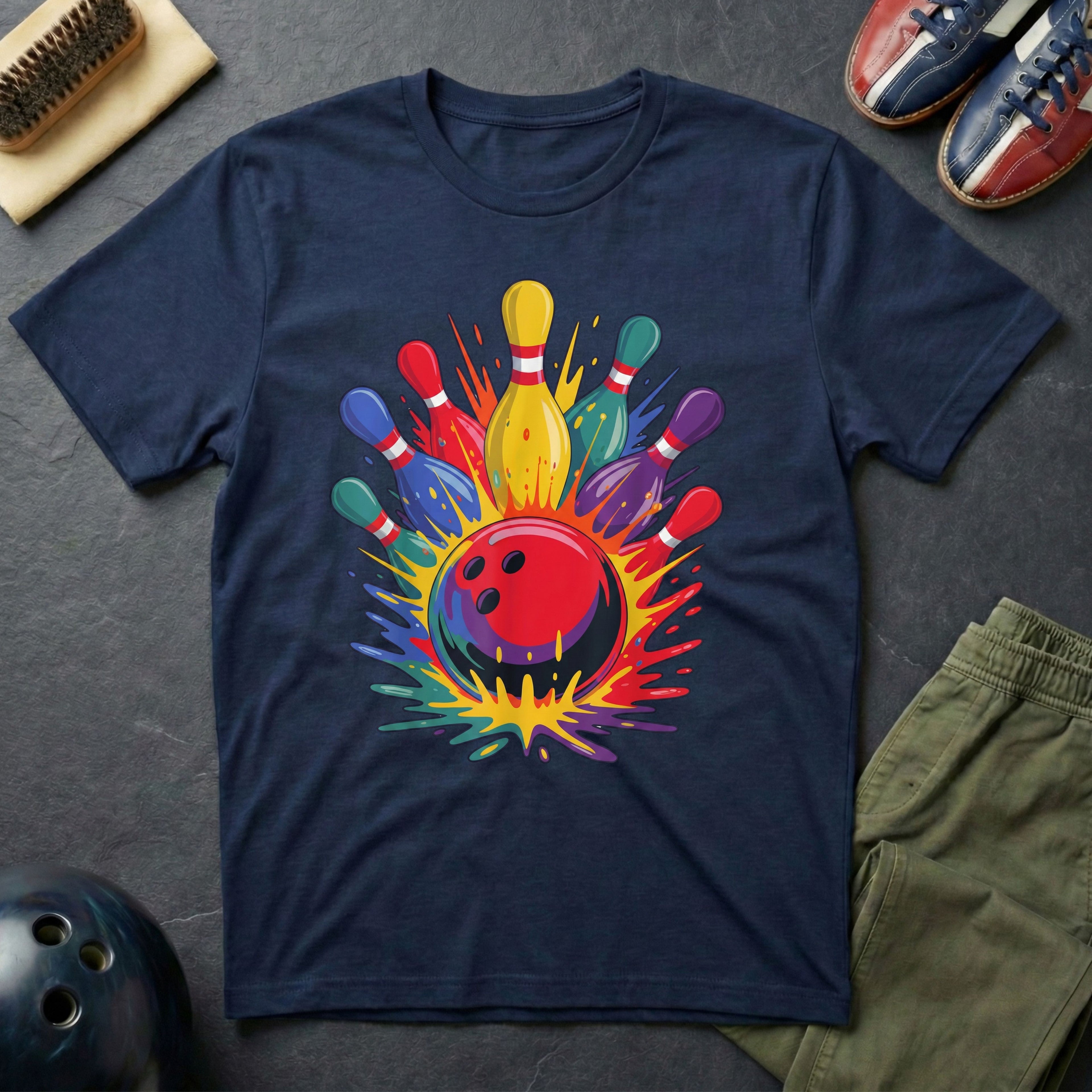 Colorful Bowling T-Shirt