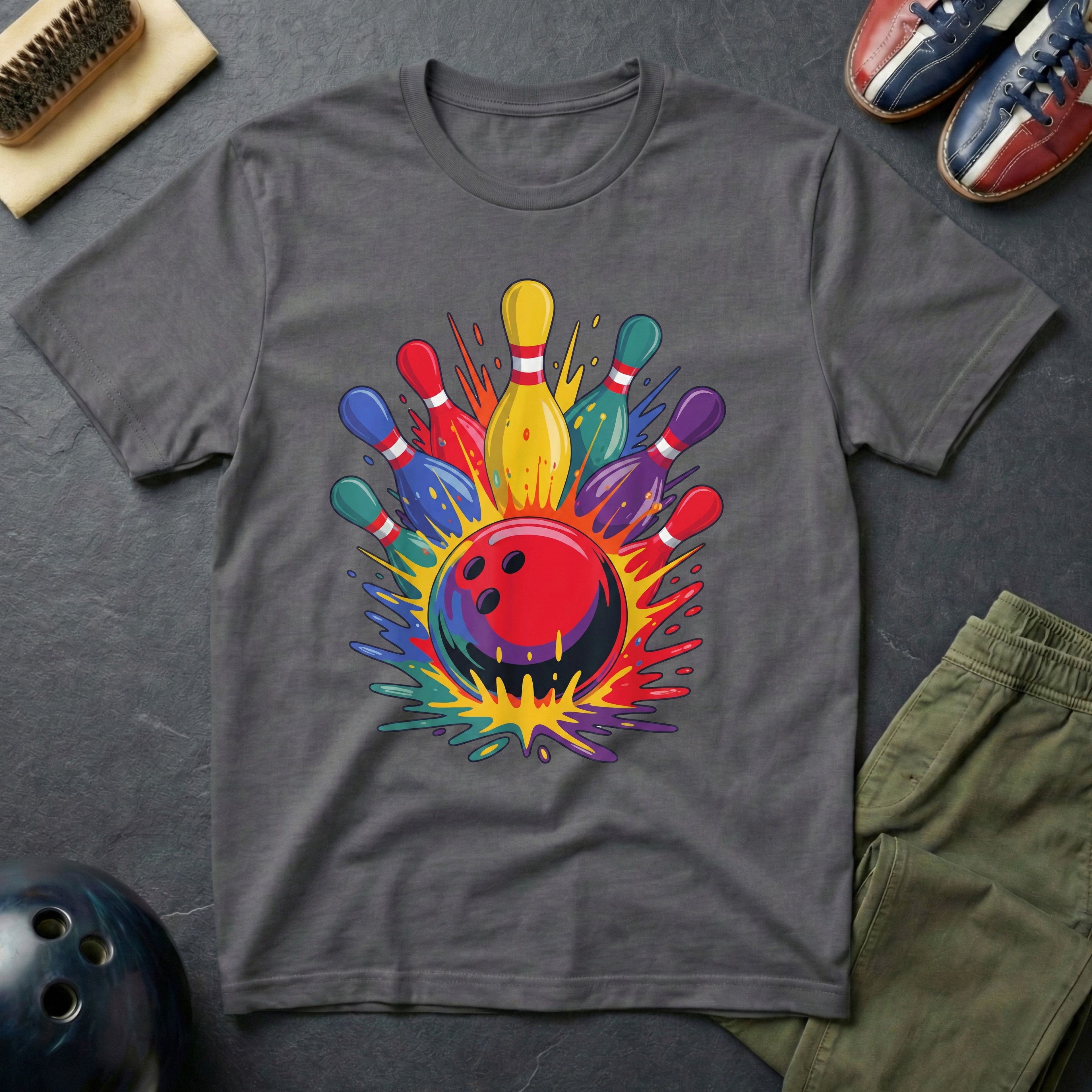 Colorful Bowling T-Shirt