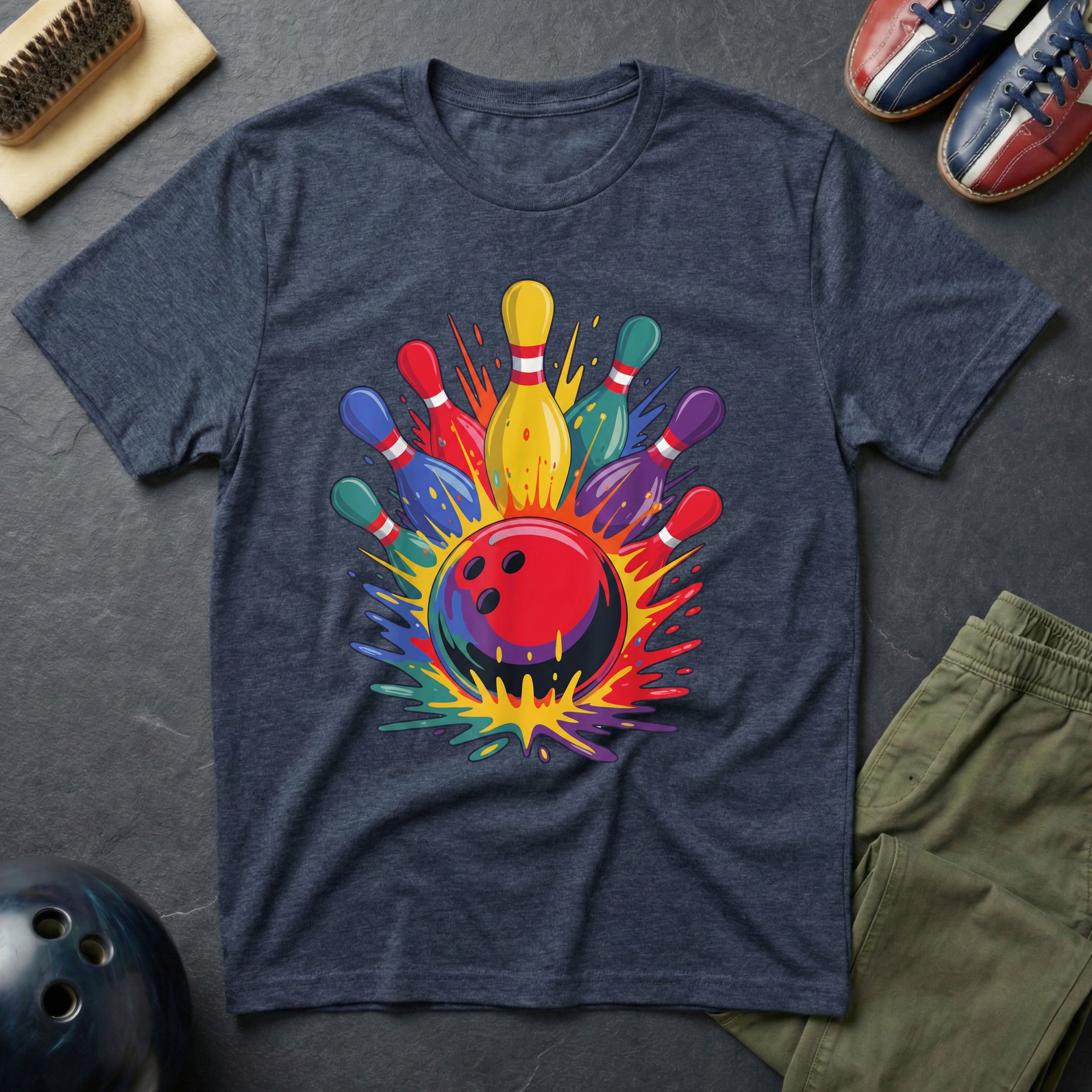 Colorful Bowling T-Shirt