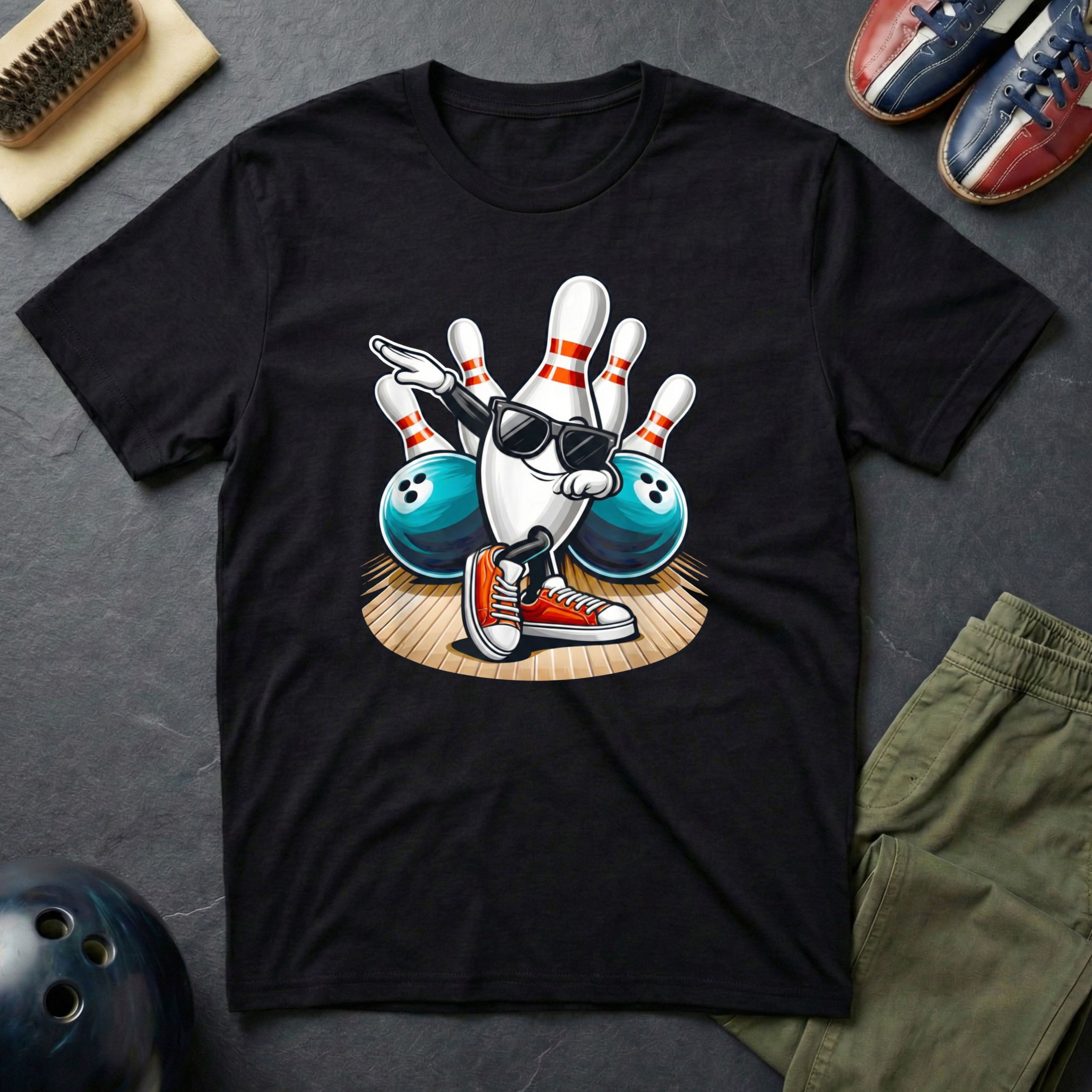 Dabbing Bowling Pin T-Shirt