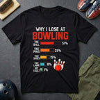 Why I Lose At Bowling T-Shirt
