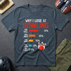 Why I Lose At Bowling T-Shirt