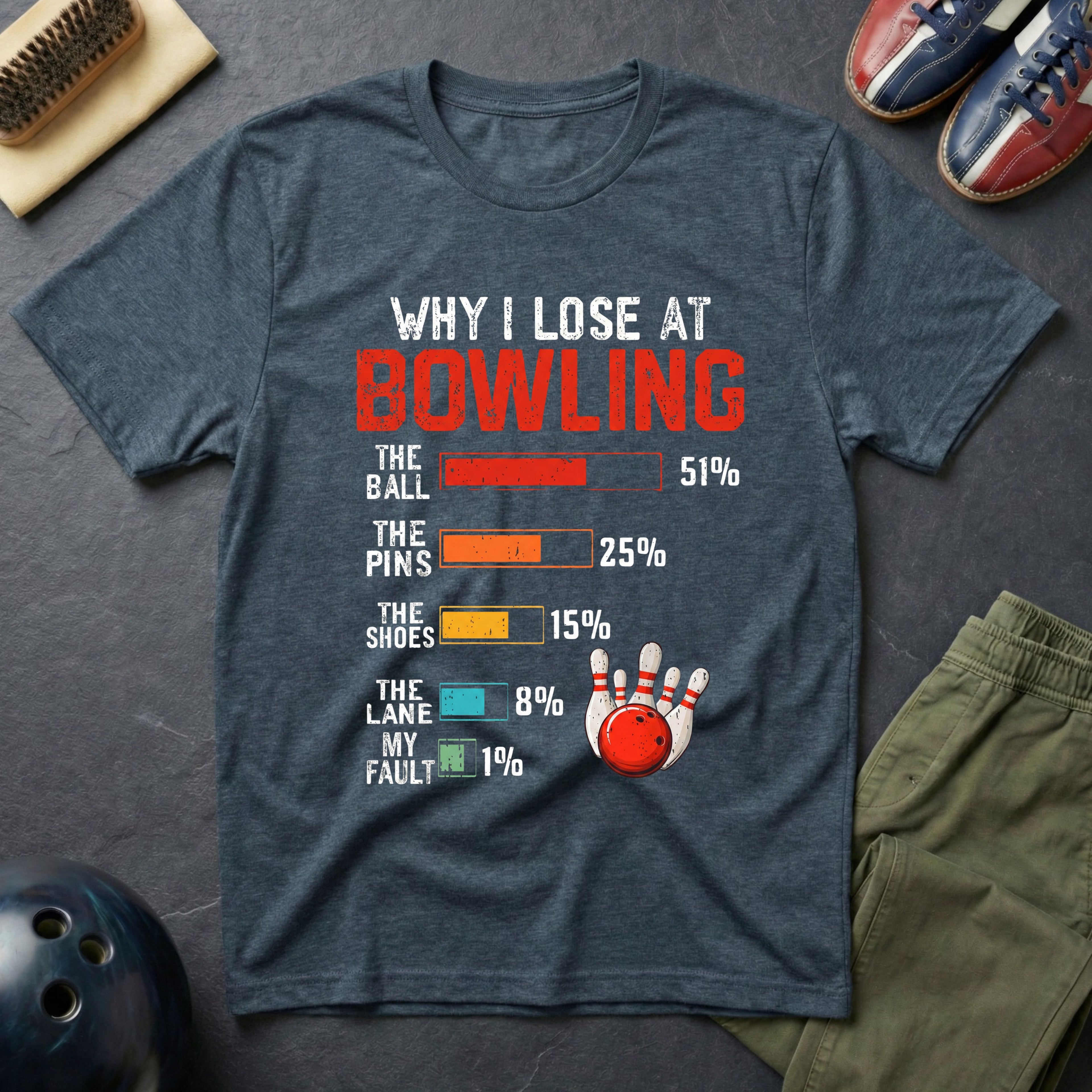 Why I Lose At Bowling T-Shirt