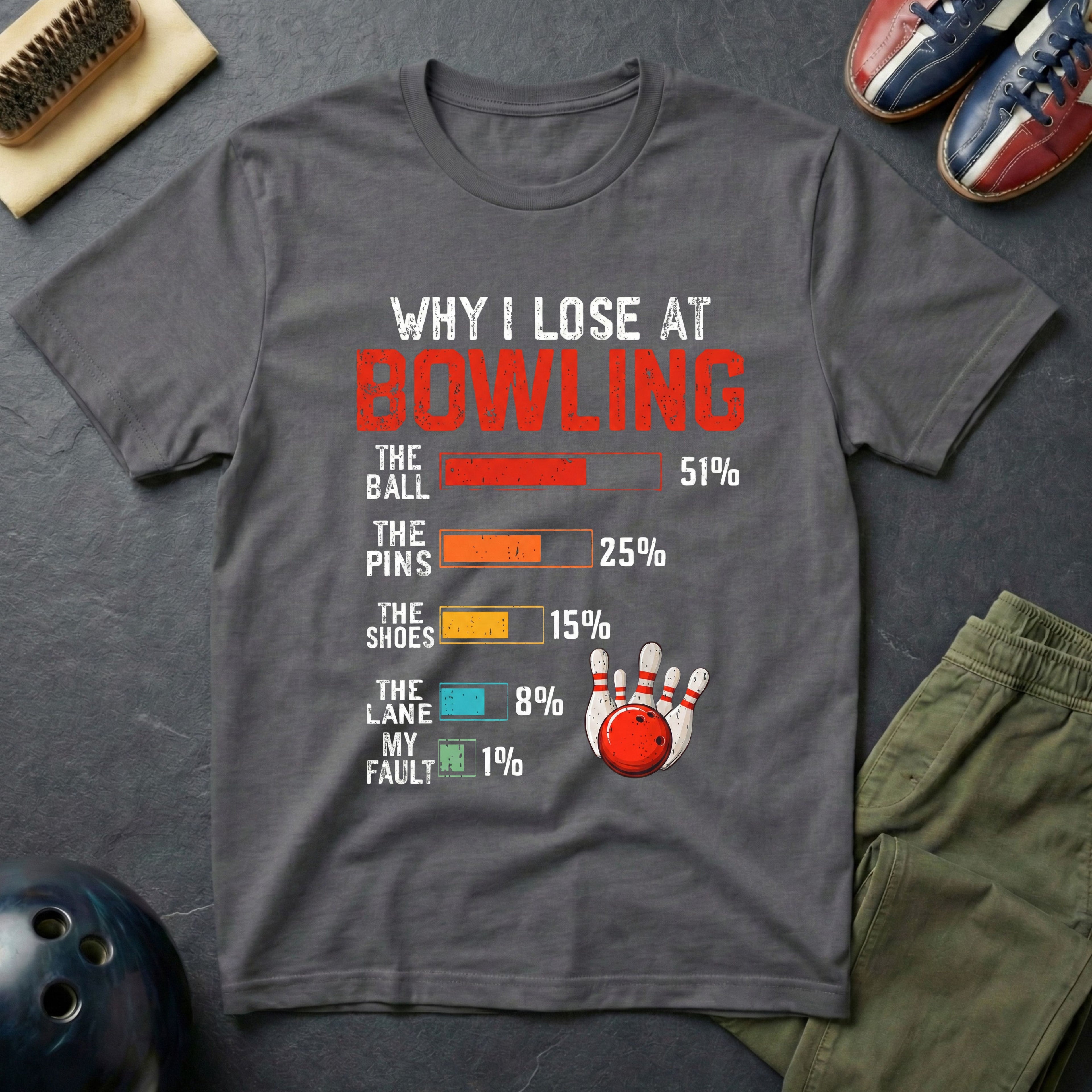 Why I Lose At Bowling T-Shirt