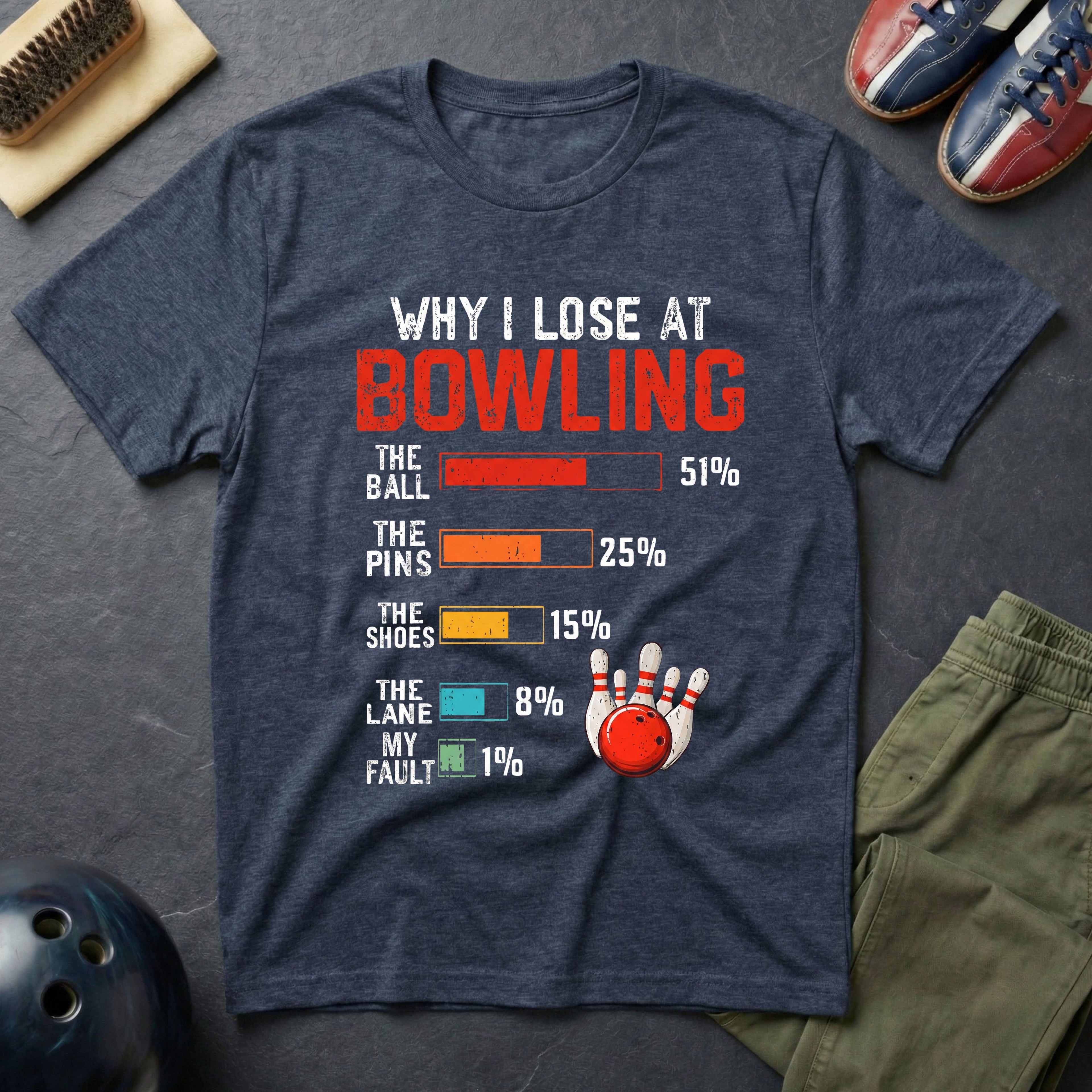 Why I Lose At Bowling T-Shirt