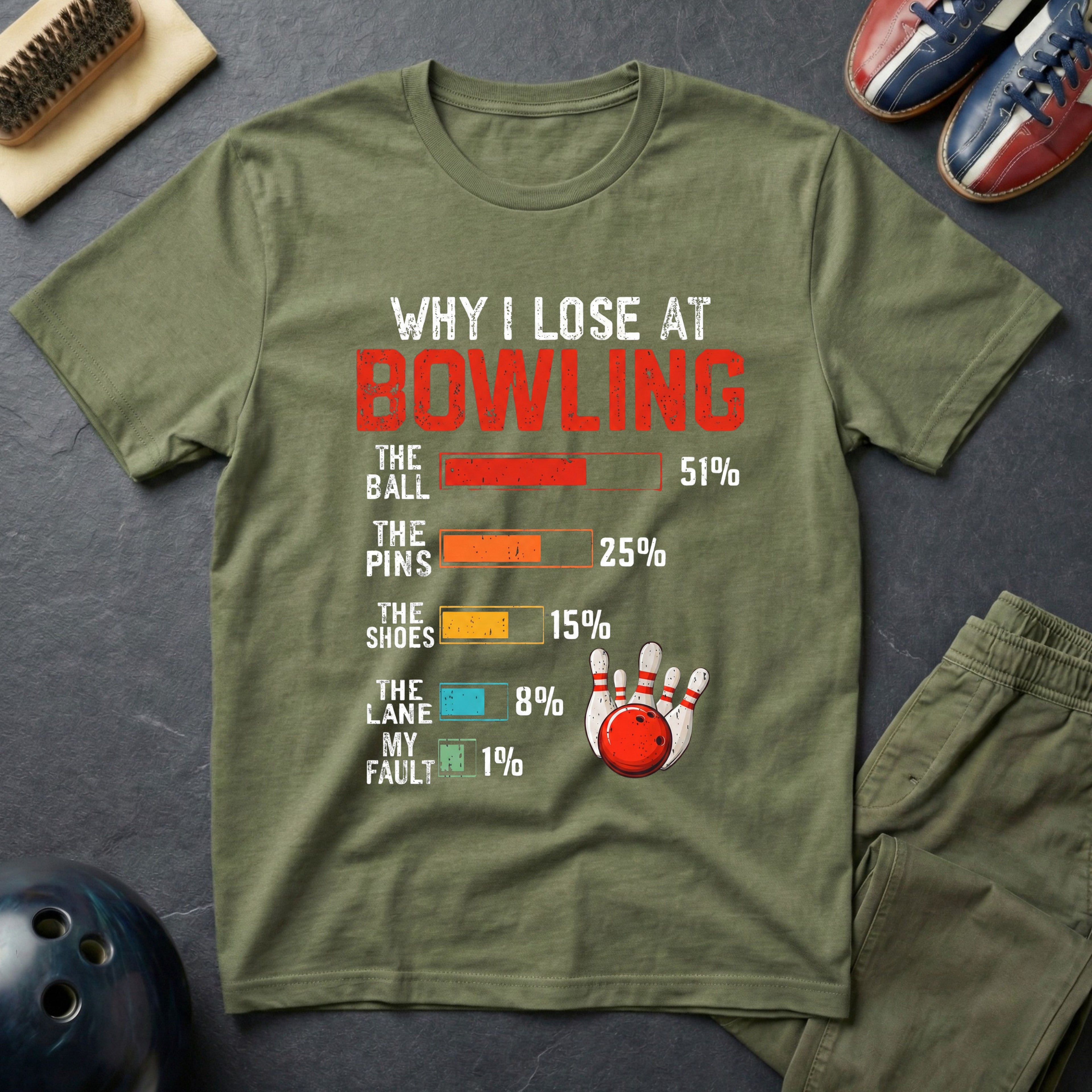 Why I Lose At Bowling T-Shirt