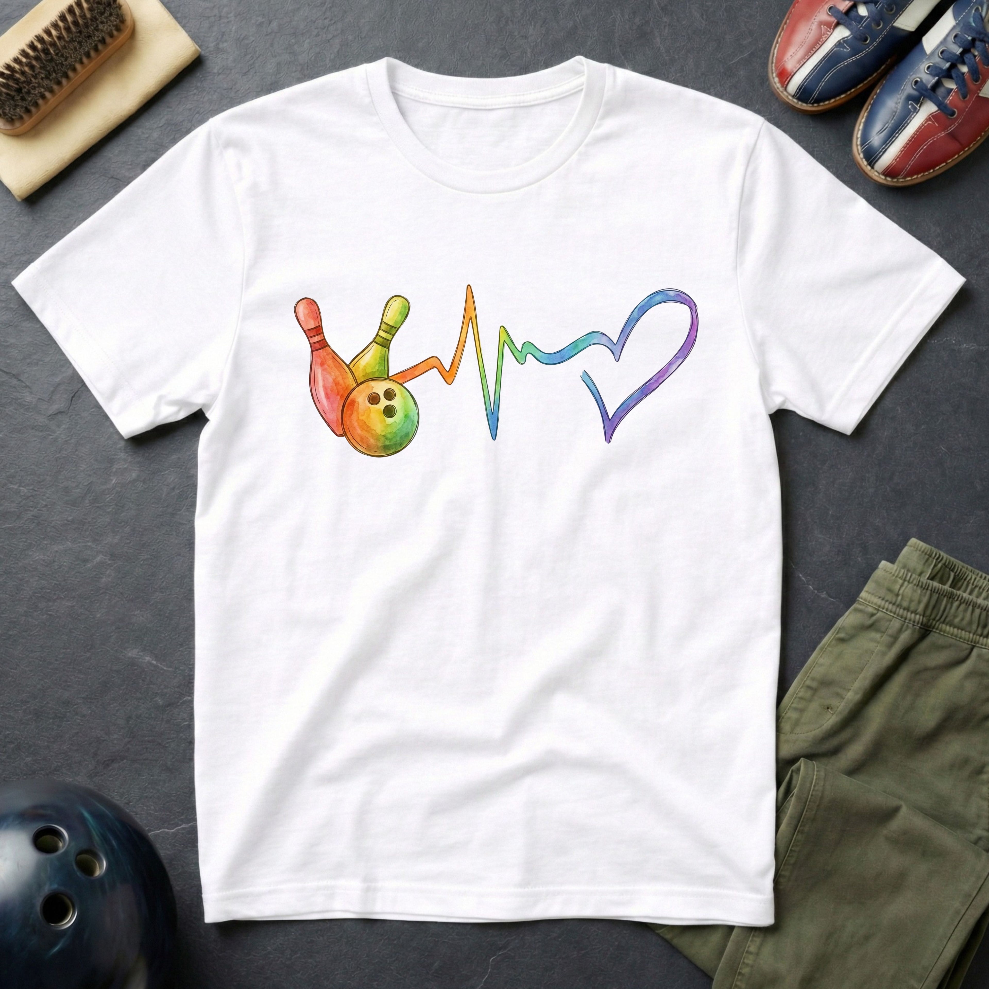 Bowling Heartbeat T-Shirt