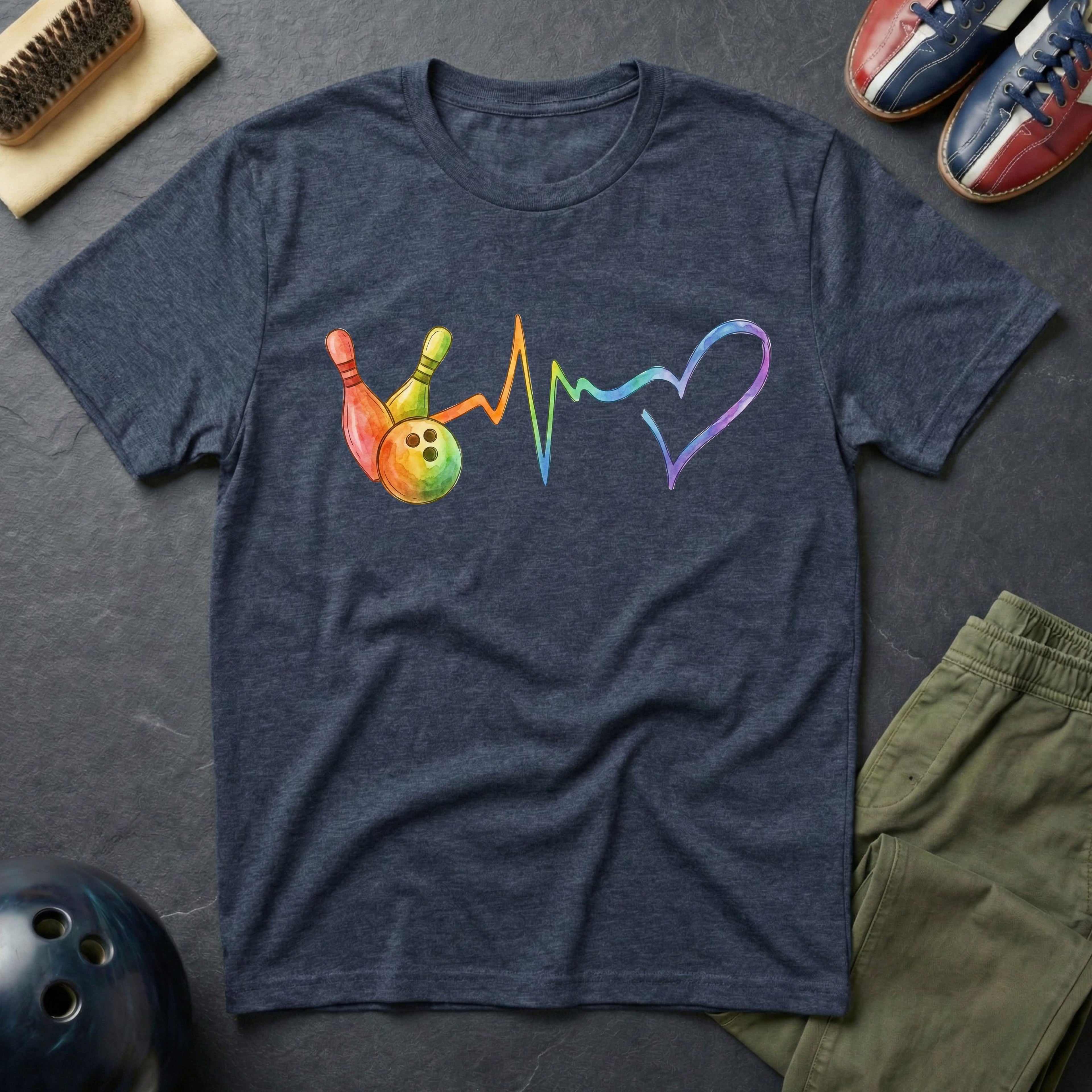 Bowling Heartbeat T-Shirt
