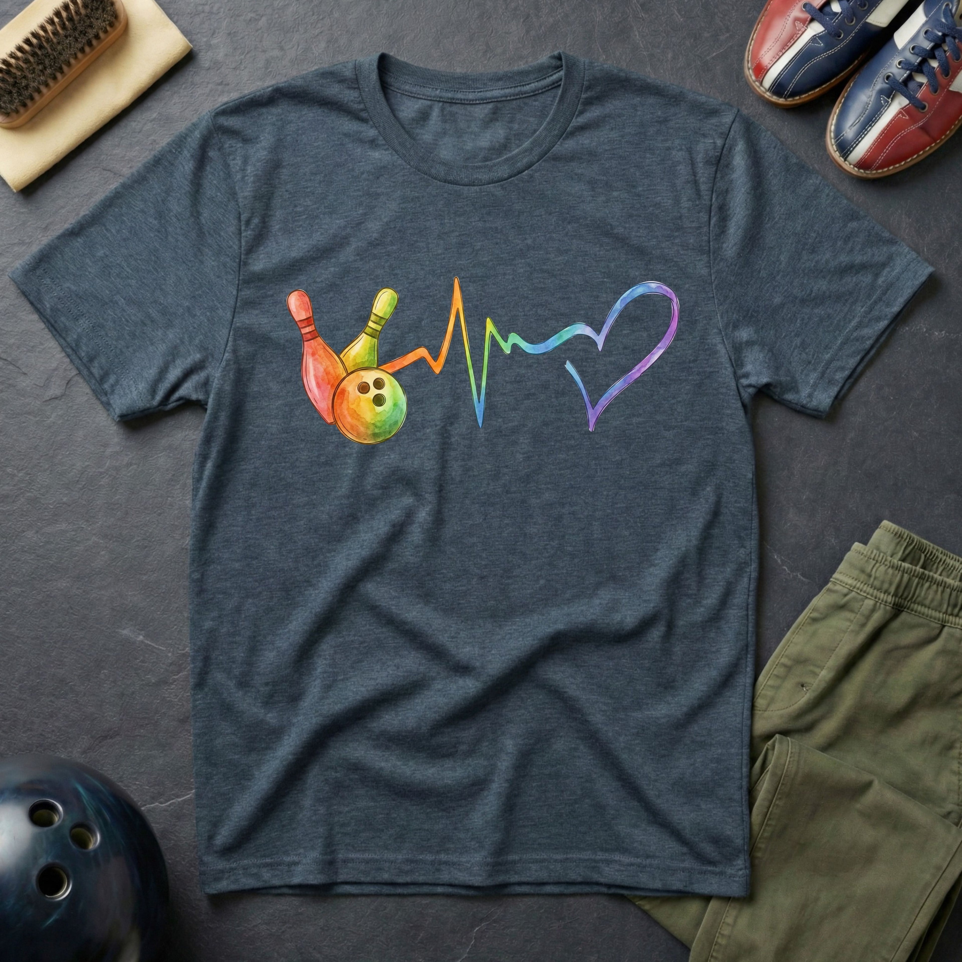 Bowling Heartbeat T-Shirt