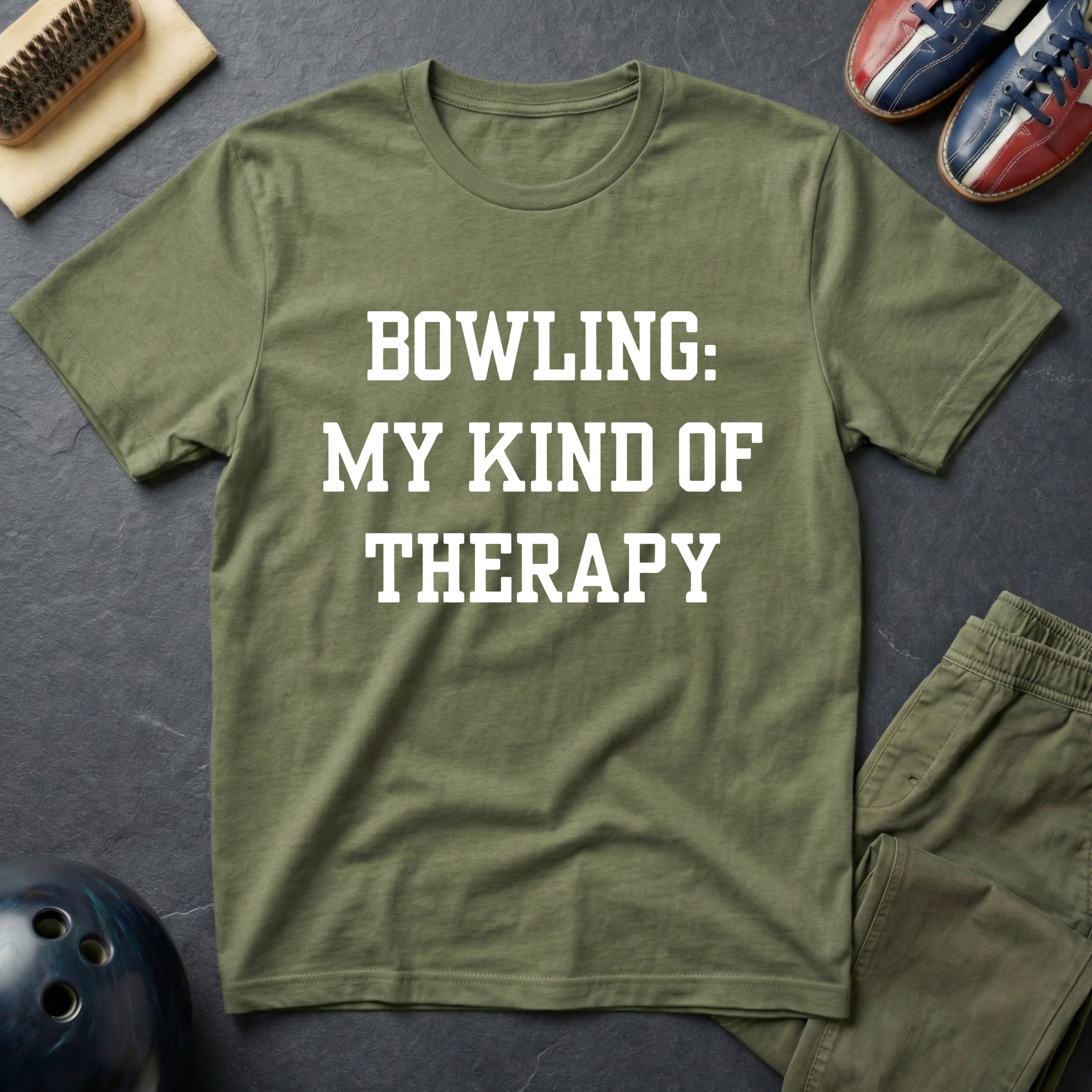 Bowling My Kind Of Therapy T-Shirt