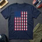 US Flag Bowling T-Shirt