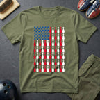 US Flag Bowling T-Shirt