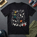 Bowling Sheet Music T-Shirt