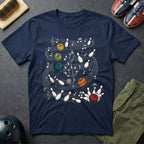 Bowling Sheet Music T-Shirt