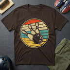 Retro Bowling Ball & Pins T-Shirt