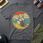 Retro Bowling Ball & Pins T-Shirt