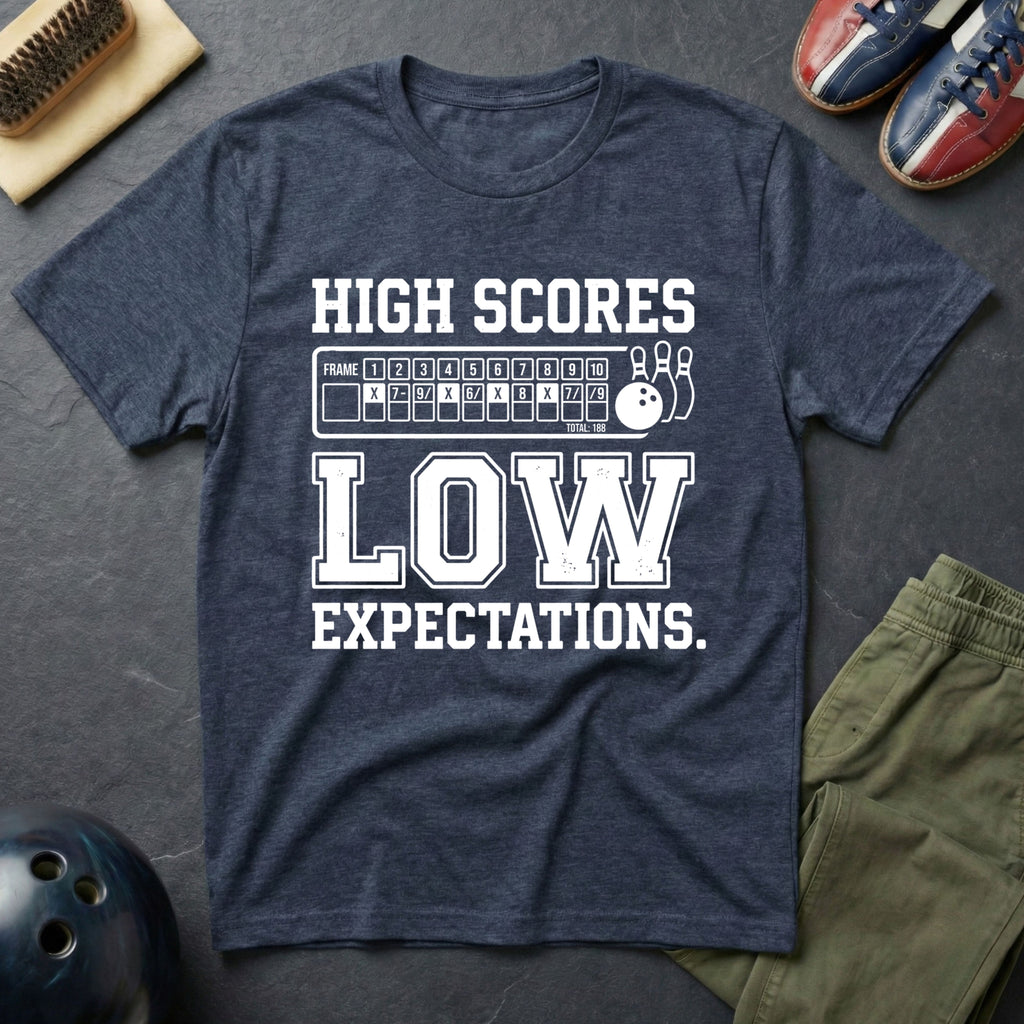High Scores Low Expectations T-Shirt