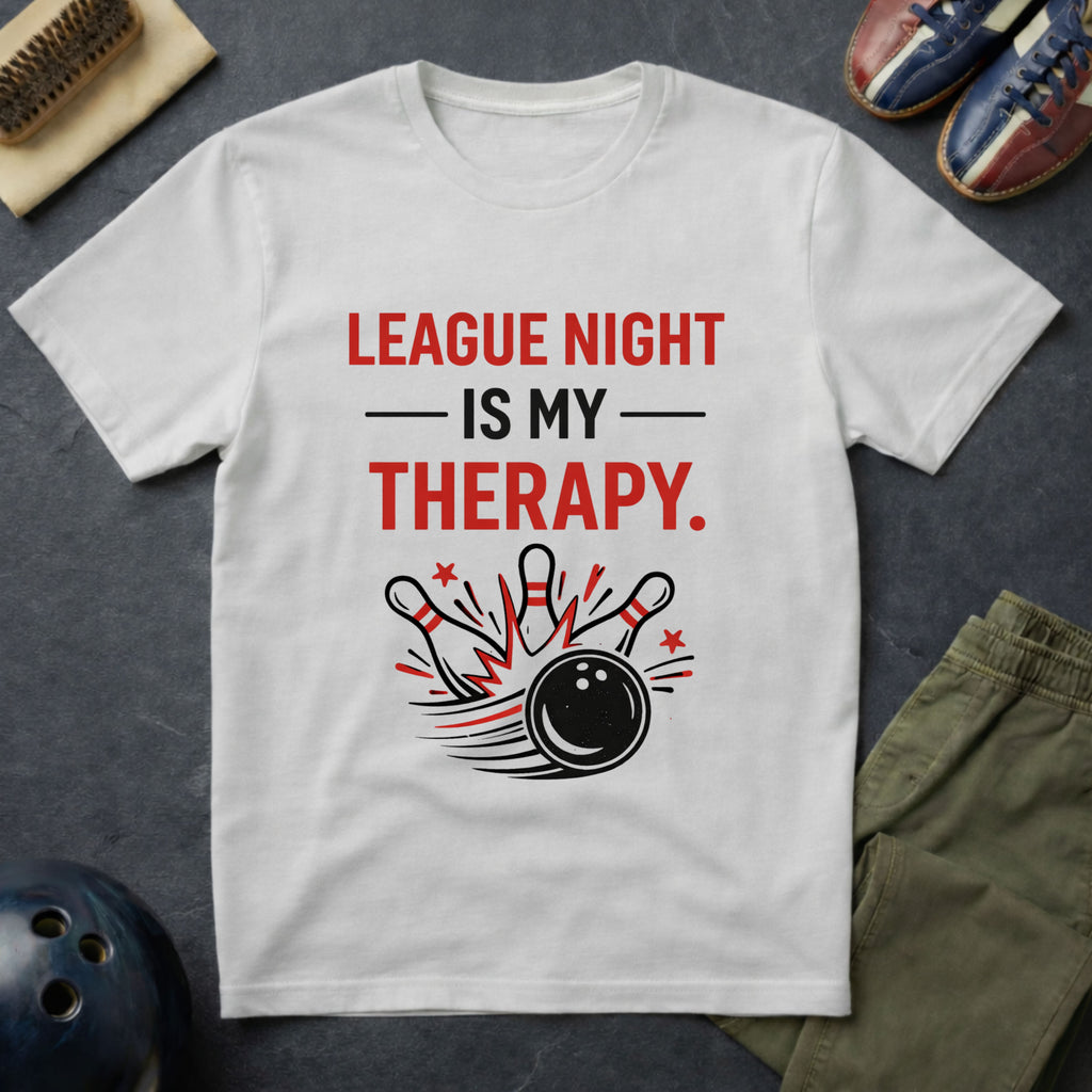 League Night Is My Therapy T-Shirt
