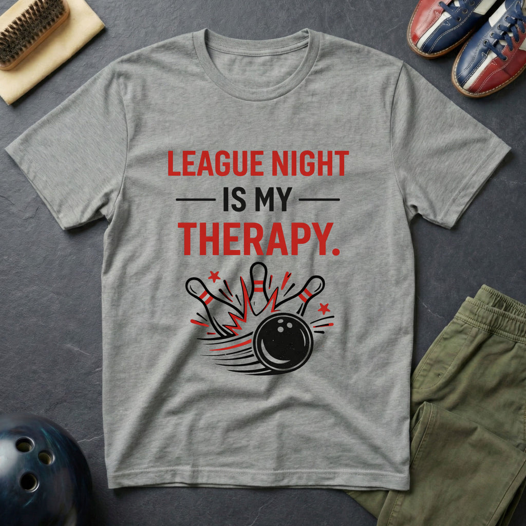 League Night Is My Therapy T-Shirt