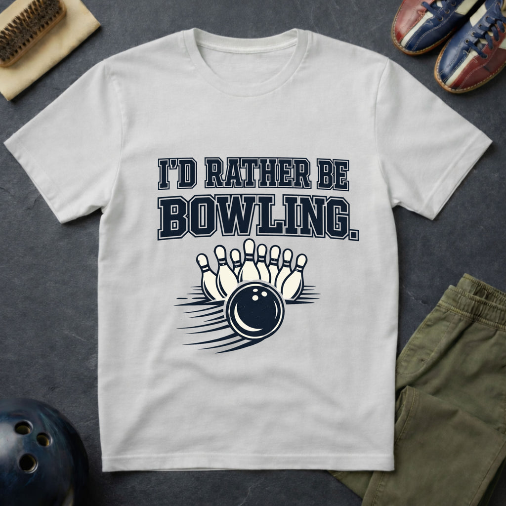 I'd Rather Be Bowling T-Shirt