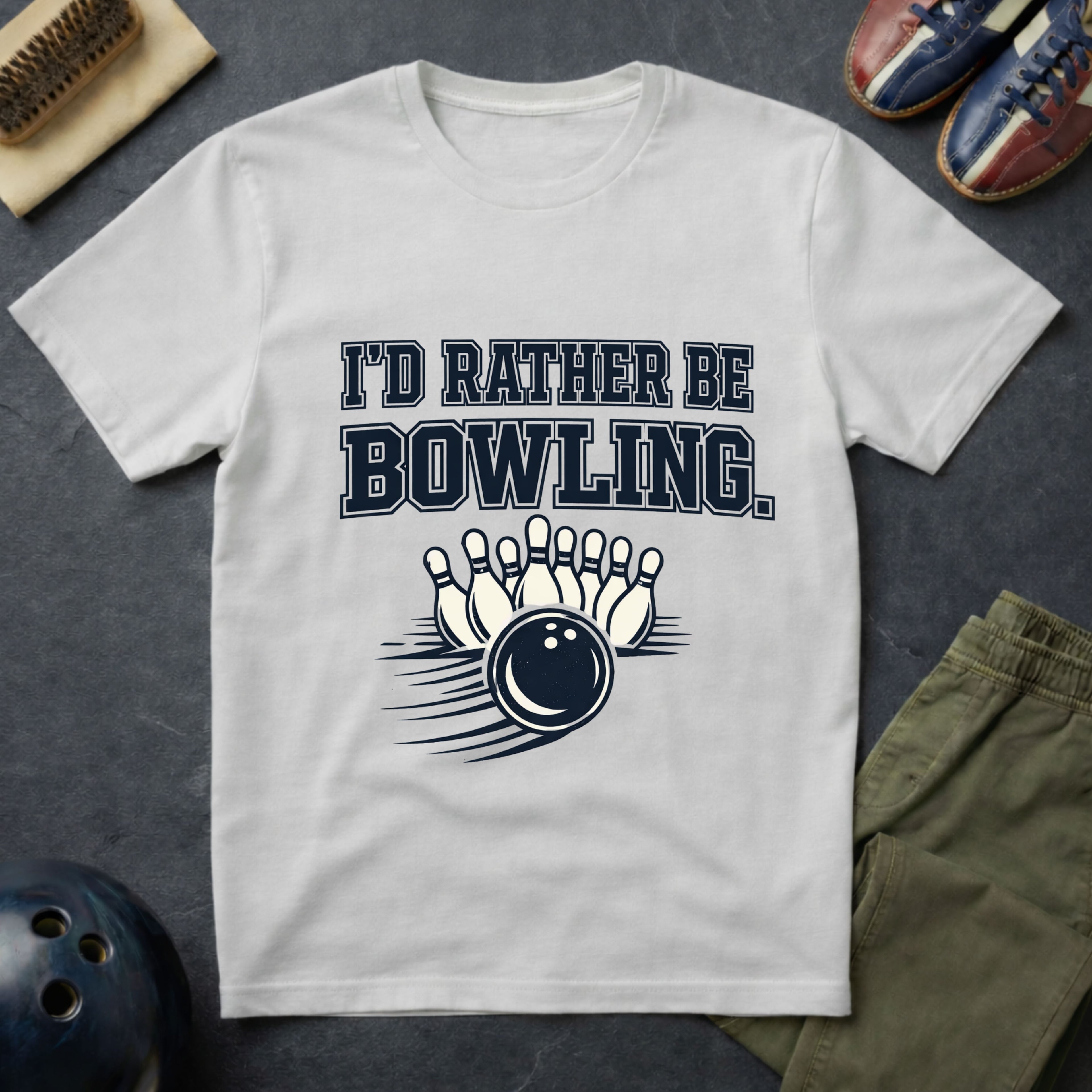 I'd Rather Be Bowling T-Shirt