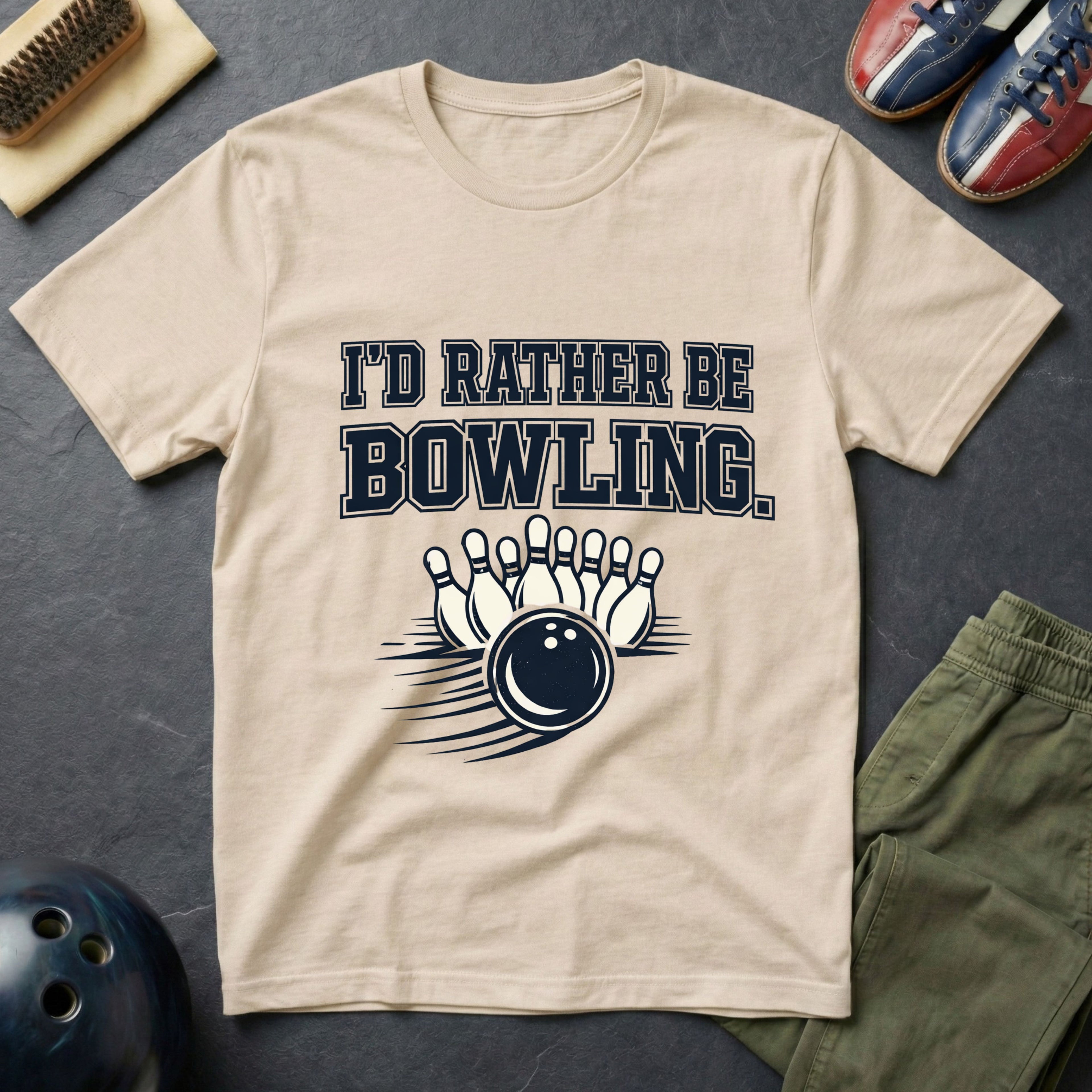 I'd Rather Be Bowling T-Shirt