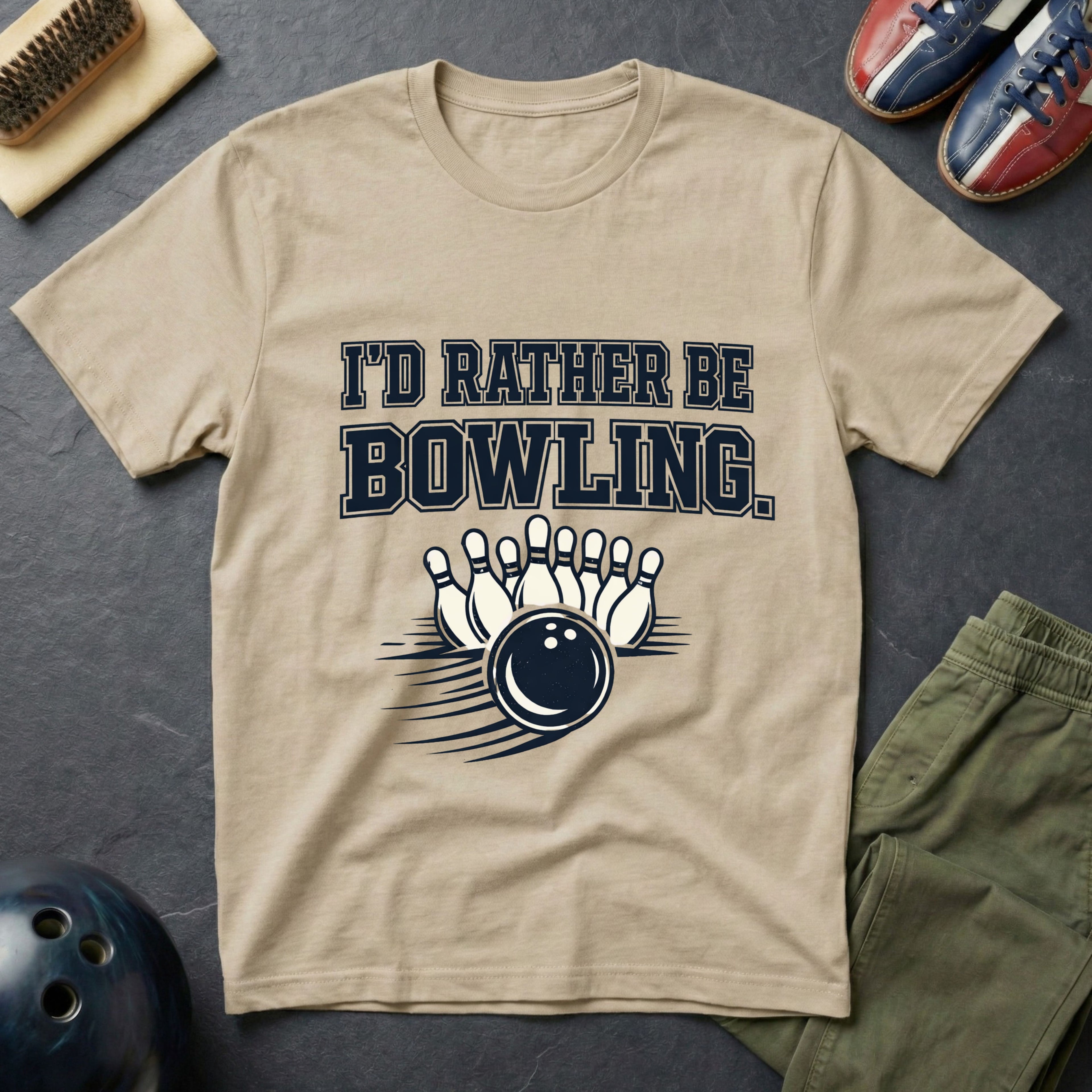 I'd Rather Be Bowling T-Shirt