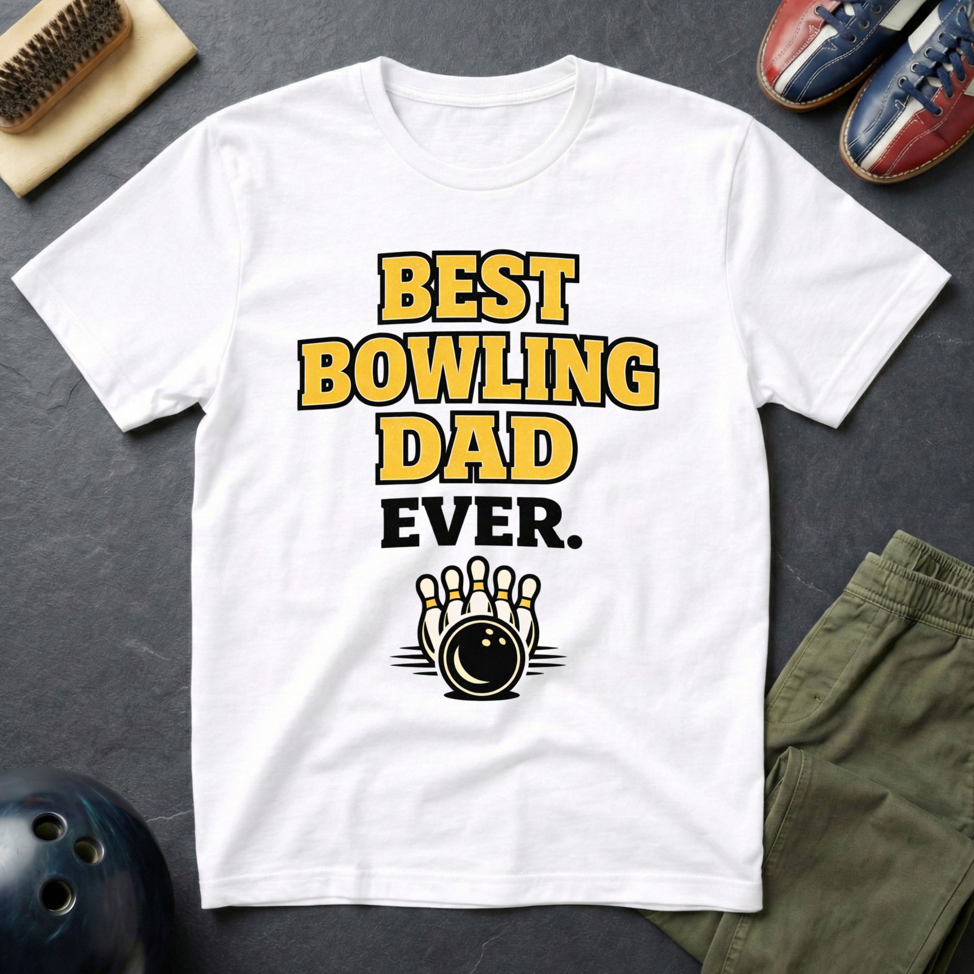Best Bowling Dad Ever T-Shirt