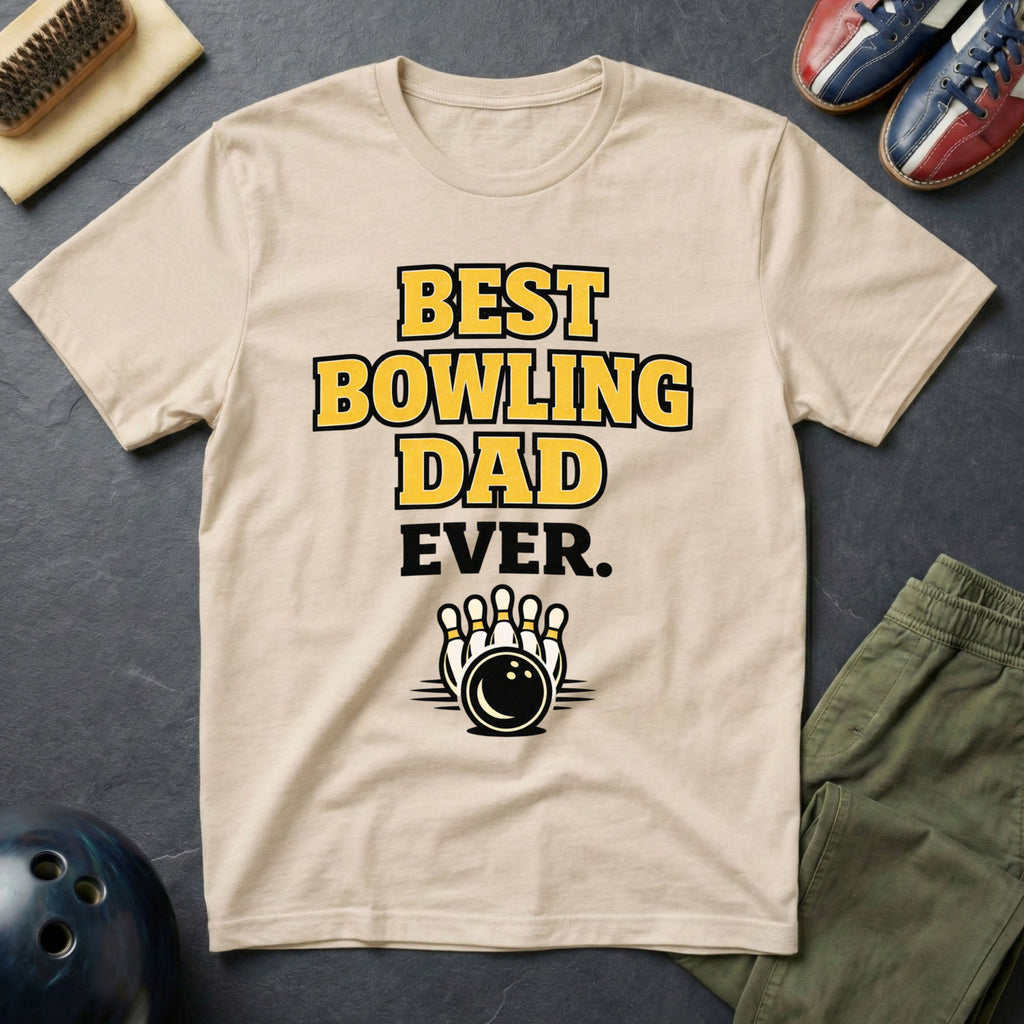 Best Bowling Dad Ever T-Shirt