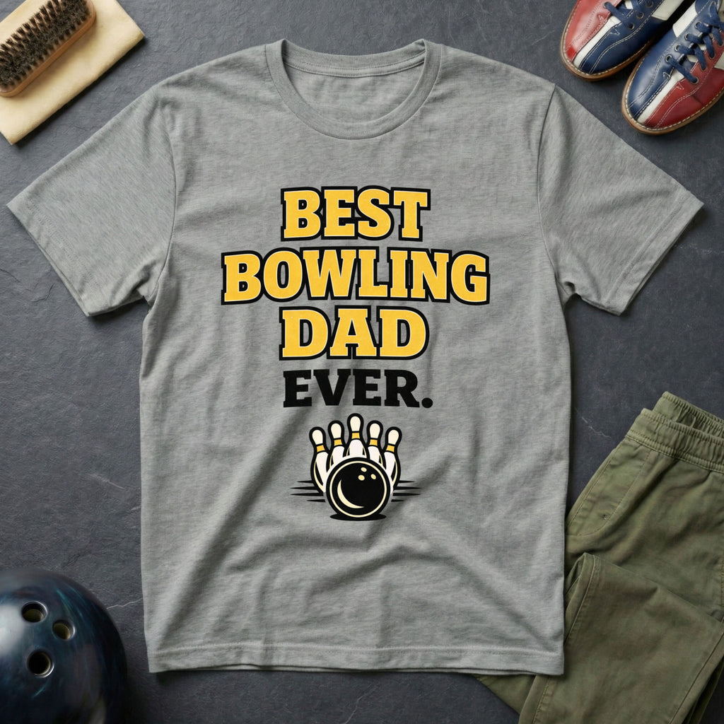 Best Bowling Dad Ever T-Shirt