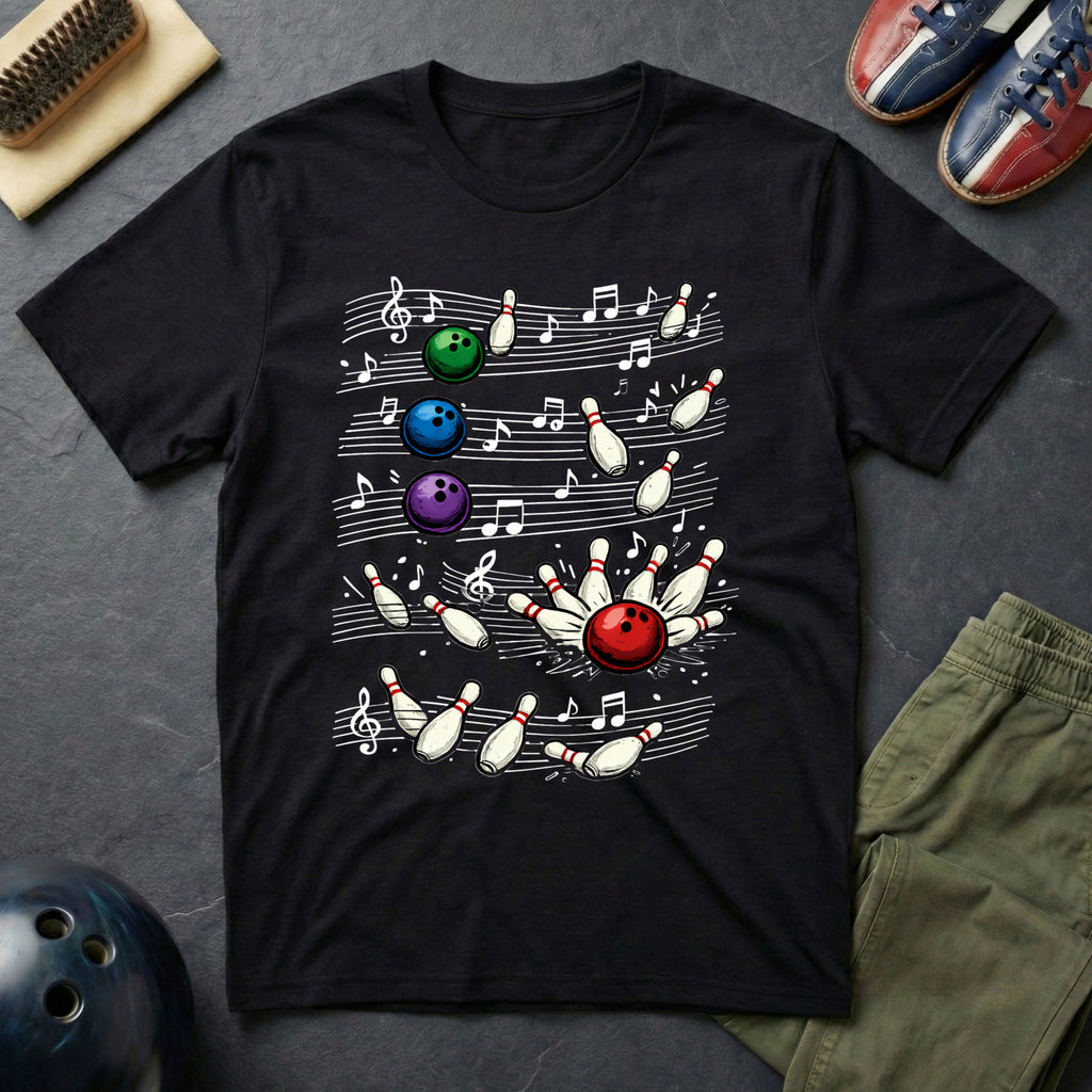 Bowlers Sheet Music T-Shirt