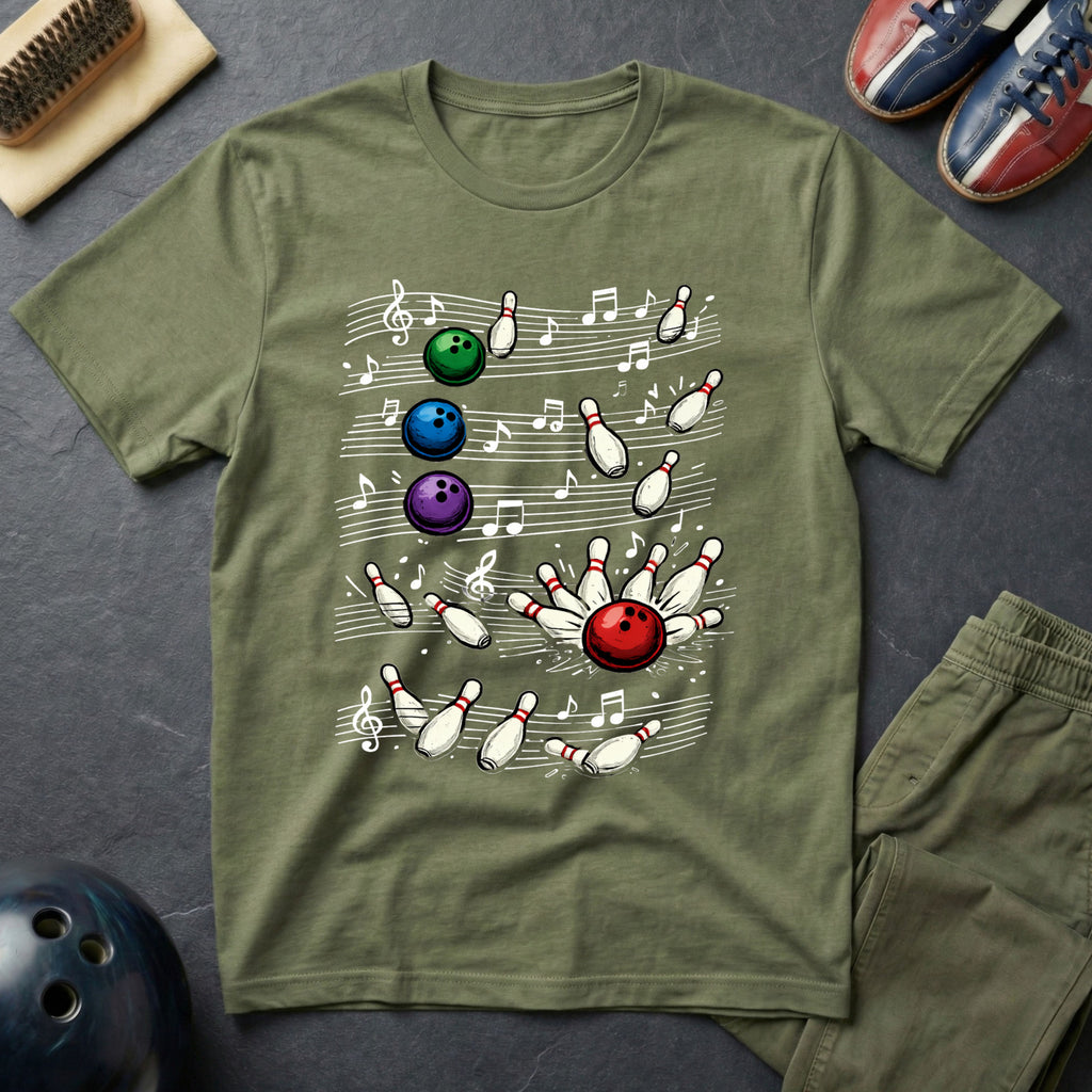 Bowlers Sheet Music T-Shirt