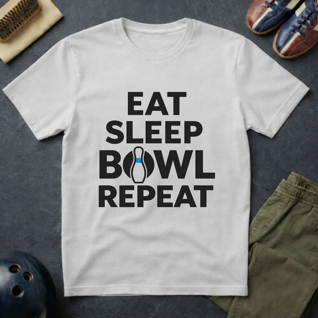 Eat Sleep Bowl Repeat T-Shirt